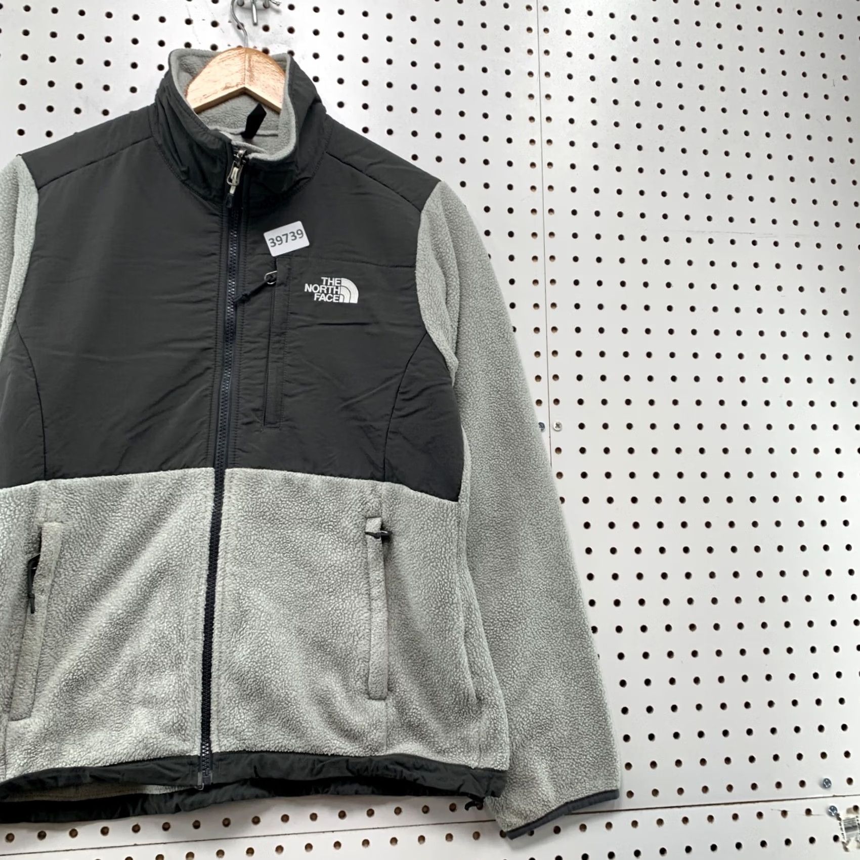 The North Face The North Face Denali Fleece Zip Jacket Womens Small Gray Black 19x25 Size S / US 4 / IT 40 - 4 Thumbnail