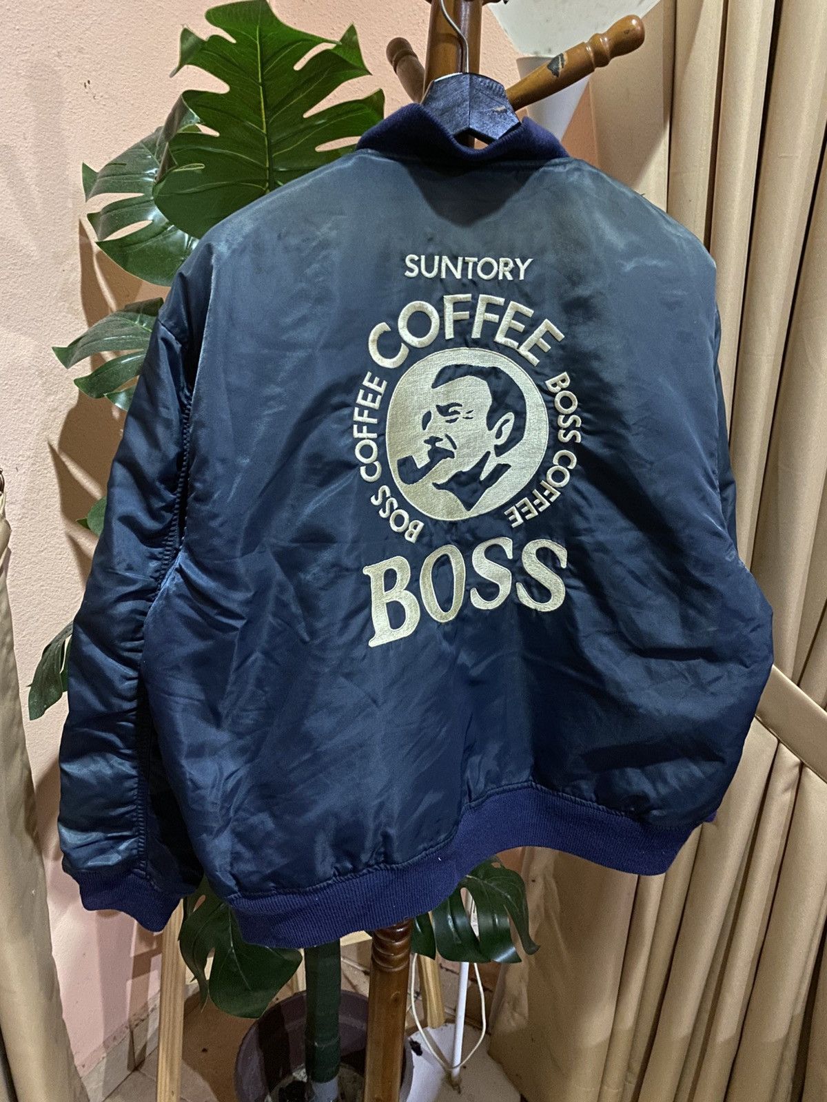 Other VINTAGE BOSS COFFEE BOMBER JACKET Size US L / EU 52-54 / 3 - 10 Thumbnail