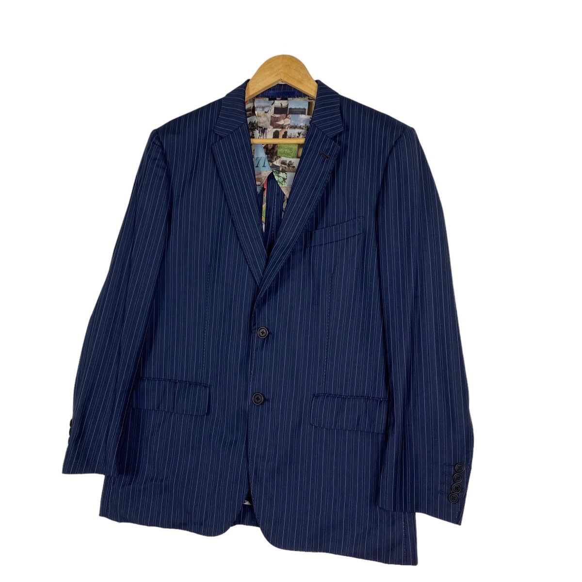 Loro Piana Paul Smith Button Blazer Loro Piana Fabric Size US M / EU 48-50 / 2 - 2 Thumbnail
