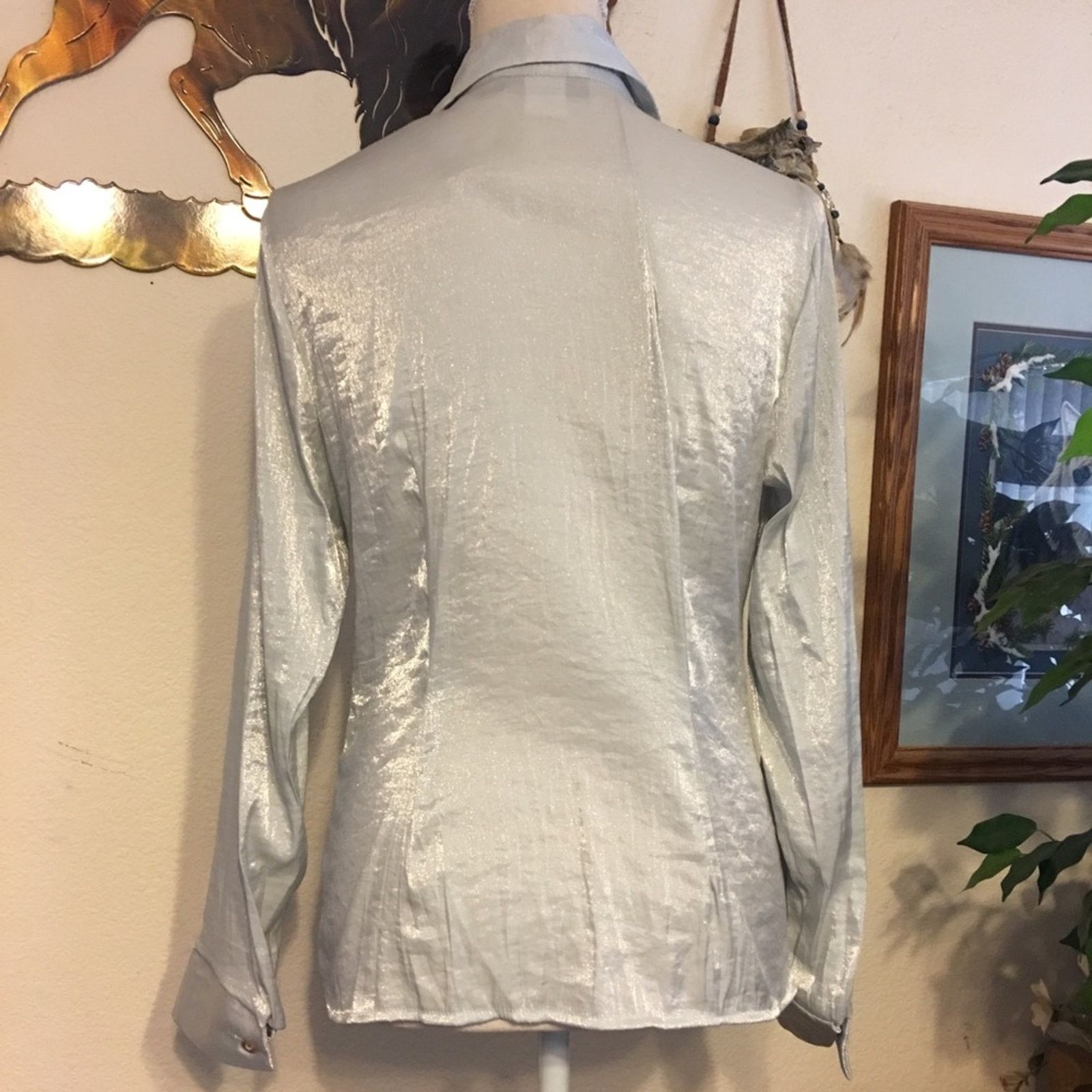 Other Time Out silver collared button front shirt S Size S / US 4 / IT 40 - 5 Thumbnail