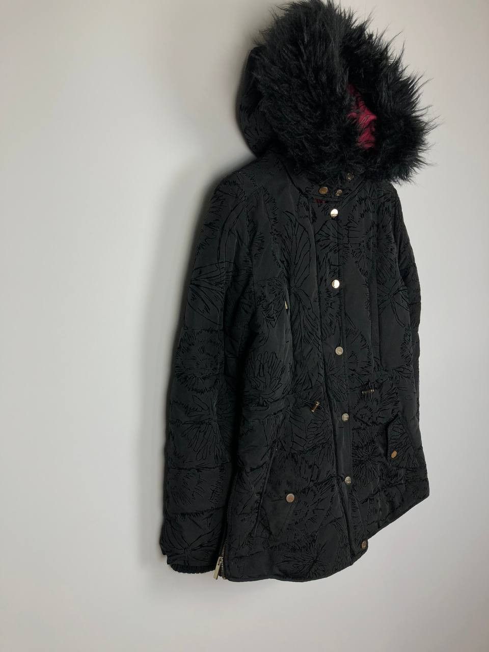 Desigual Women Desigual Jacket Breathable Black Full Zip EU38 Size S / US 4 / IT 40 - 4 Thumbnail