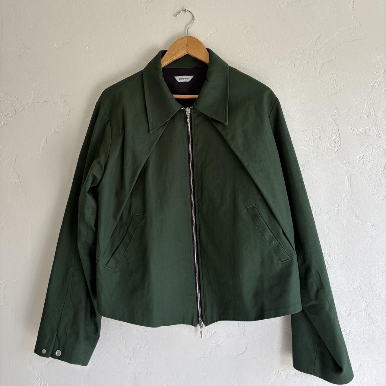 CMMAWEAR Cmmawear Green Crescent Moon Cropped Workwear Jacket Size US L / EU 52-54 / 3 - 1 Thumbnail