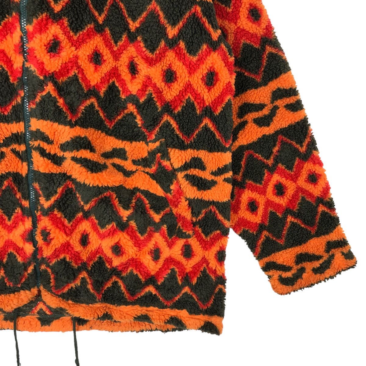 Japanese Brand 🔥90s Vintage Fleece Sweat Jacket Raton Laveur Tiger Striped Size US L / EU 52-54 / 3 - 5 Thumbnail