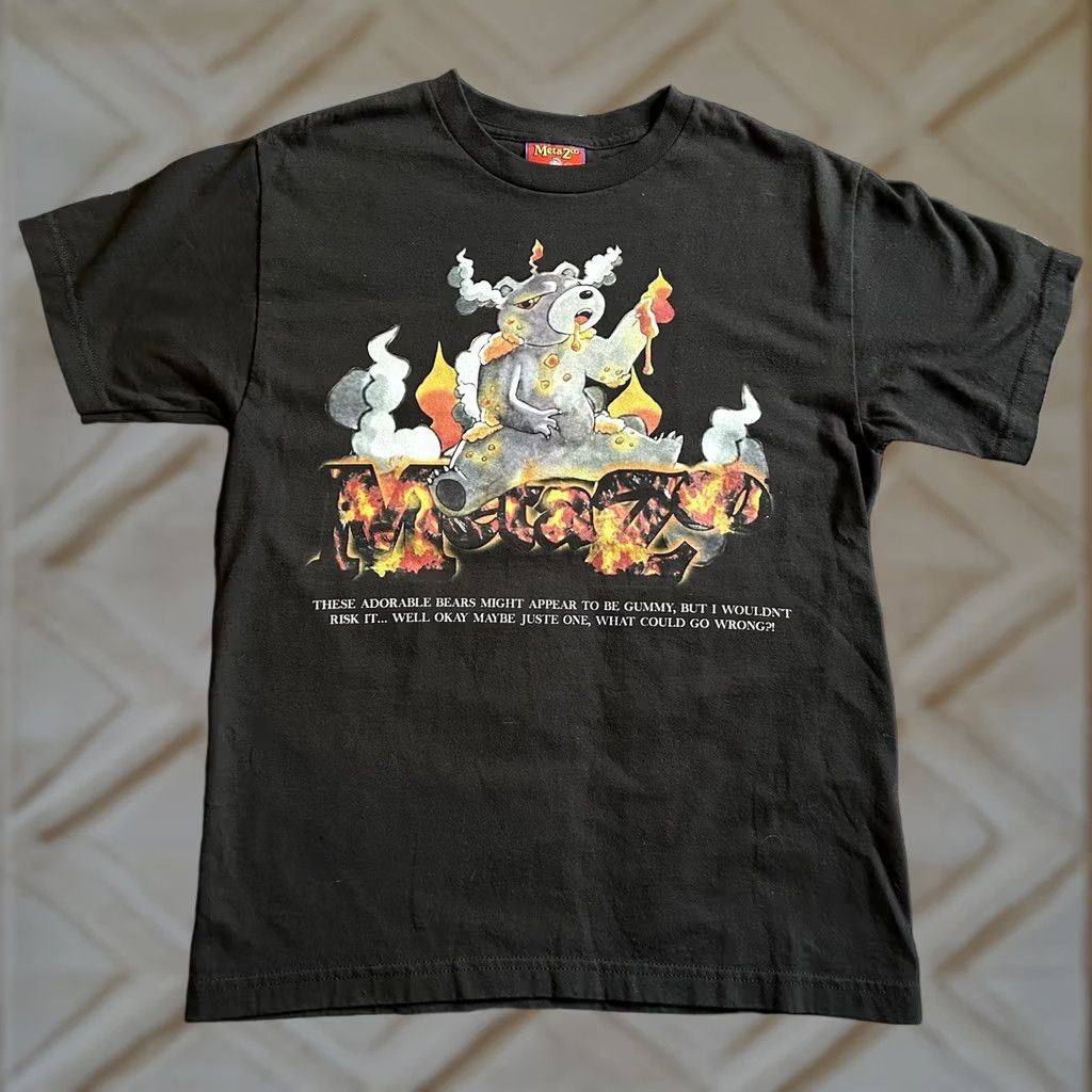 Vintage DBruze x Metazoo CCG LAVA BEAR T-Shirt Black Size M Crew Neck Short Sleeve Mens Cotton Graphic 90s Mythical Size US M / EU 48-50 / 2 - 1 Thumbnail