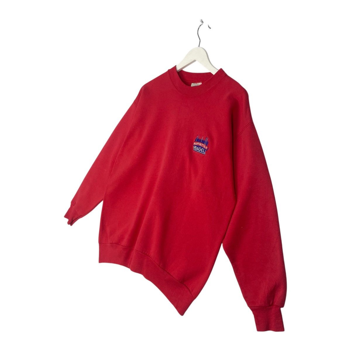 Designer × Vintage Vintage Hoodie/sweater MANHATTAN BAGEL - Size US S / EU 44-46 / 1 - 2 Thumbnail