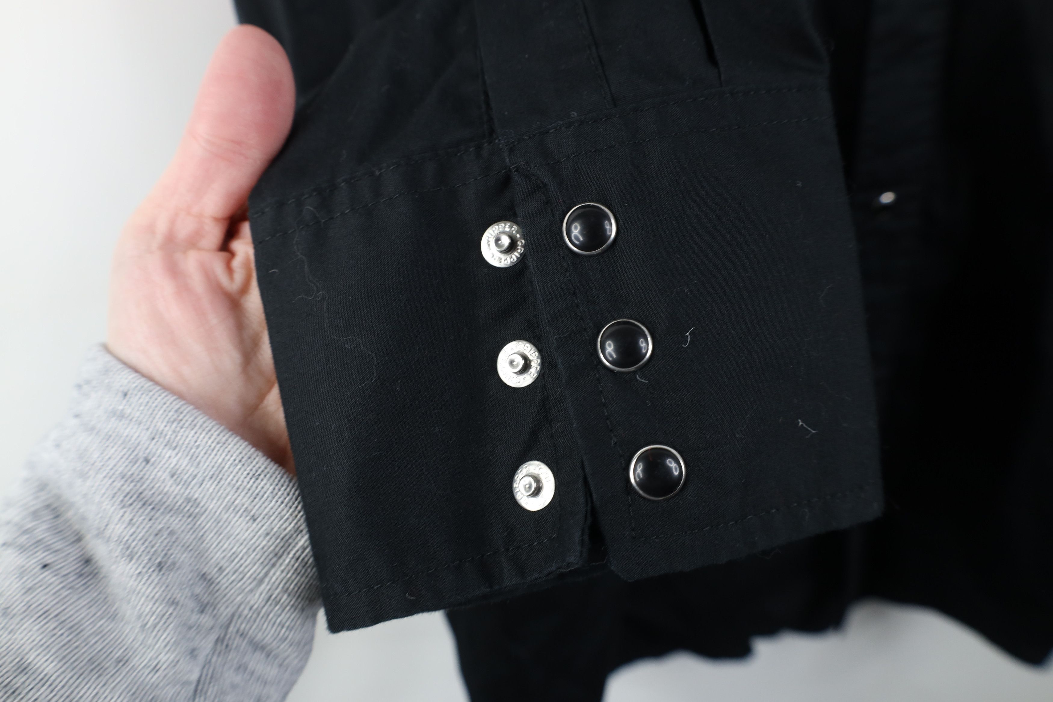 Wrangler Vintage 90s Wrangler Western Cowboy Snap Button Shirt Black Size US XXL / EU 58 / 5 - 7 Thumbnail