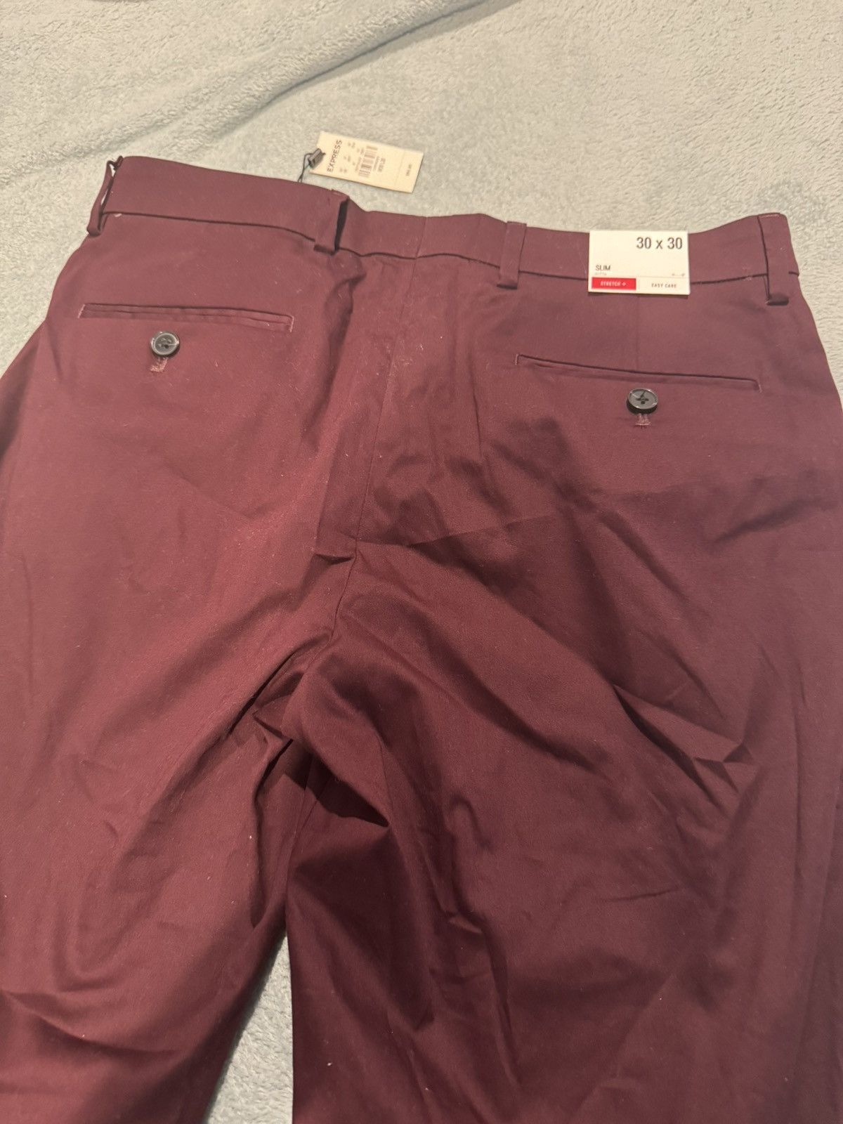 Express Maroon Express Slim Dress Pants Size US 30 / EU 46 - 5 Thumbnail