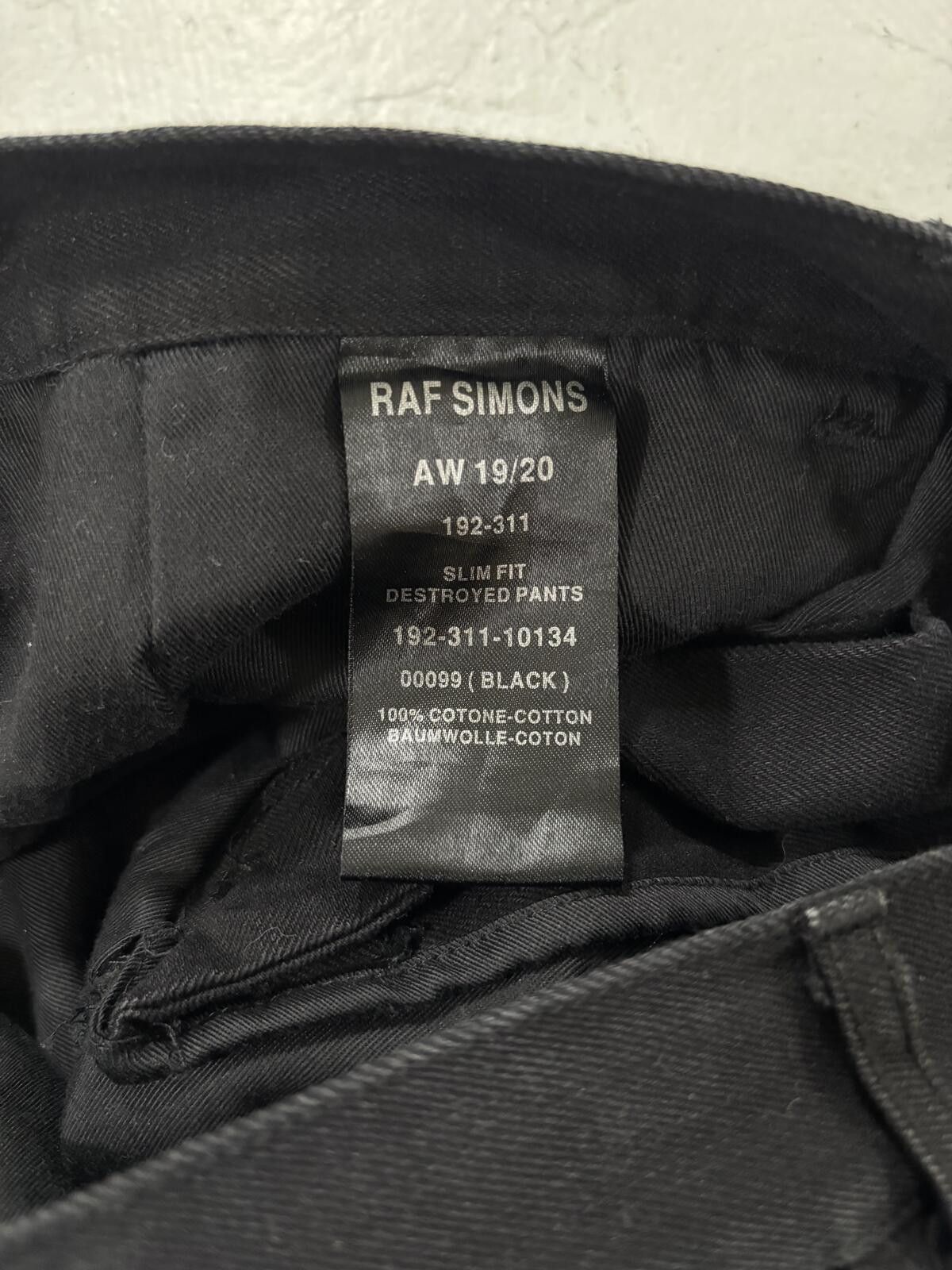 Raf Simons Raf Simons AW19 Destroyed Zombie Denim Size US 32 / EU 48 - 8 Thumbnail