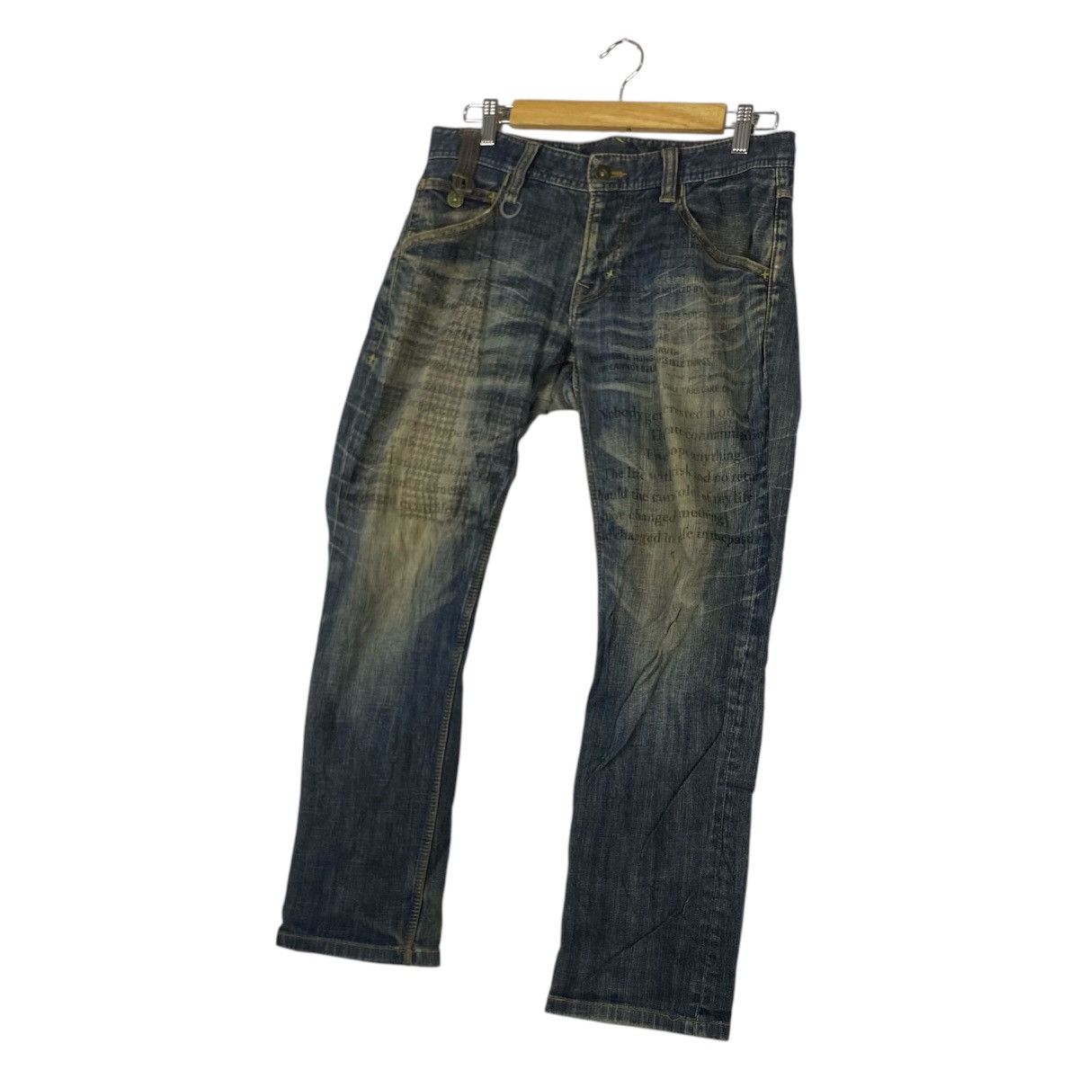 Designer × Vintage Vintage jeans H Nicole Club × PPFM × Undercover Hideaways Nicole Distress Faded Jeans Size US 31 - 2 Thumbnail