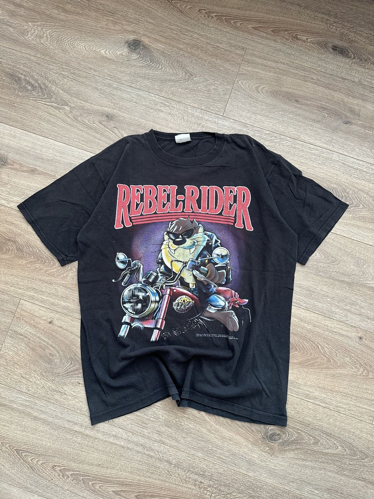 Warner Bros 🔥VINTAGE TASMANIAN DEVIL HARLEY DAVIDSON SPACE JAM T-SHIRT🔥 Size US L / EU 52-54 / 3 - 1 Thumbnail