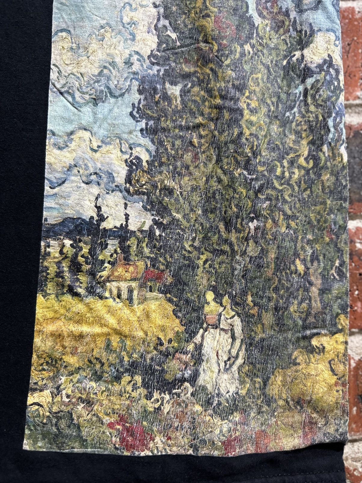 Vintage Vintage Van Gogh Museum Cypresses And Two Women Faded Tee Size US M / EU 48-50 / 2 - 2 Thumbnail