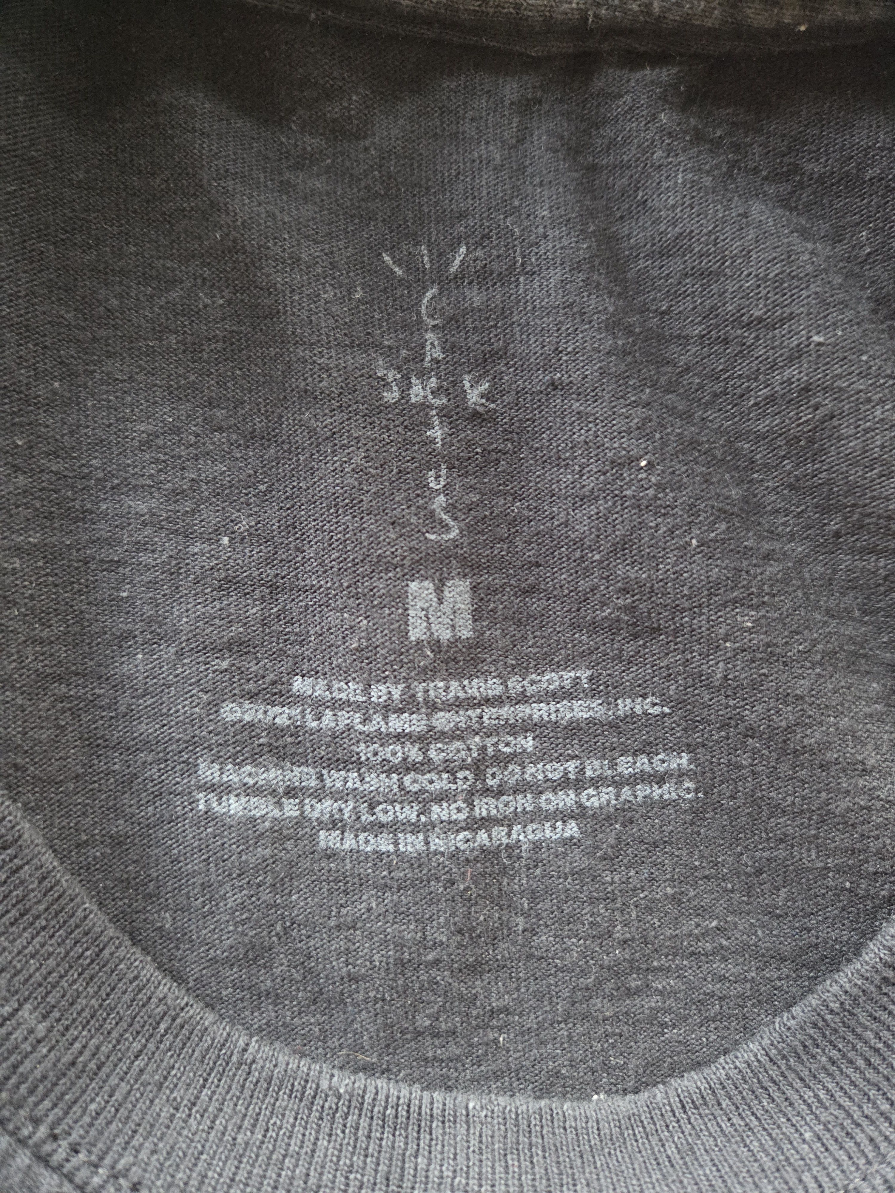 Fragment Design × Jordan Brand × Travis Scott Travis Scott x Fragment Danger Cactus Jack tee shirt Size US M / EU 48-50 / 2 - 18 Thumbnail