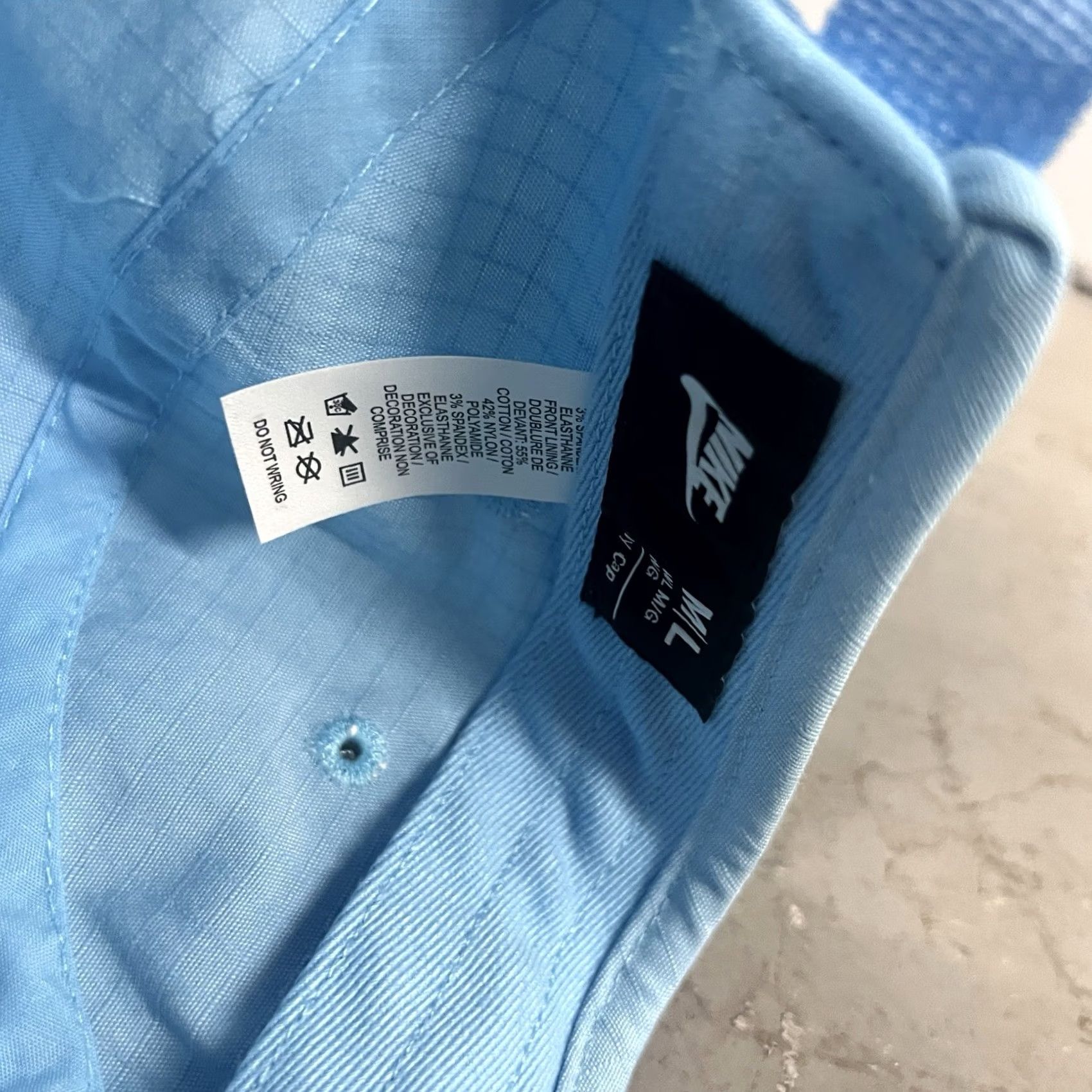 Nike Nike Unstructured Fly Hat Cap Strapback Size L/XL Blue Unisex Baseball Cap Size ONE SIZE - 8 Thumbnail