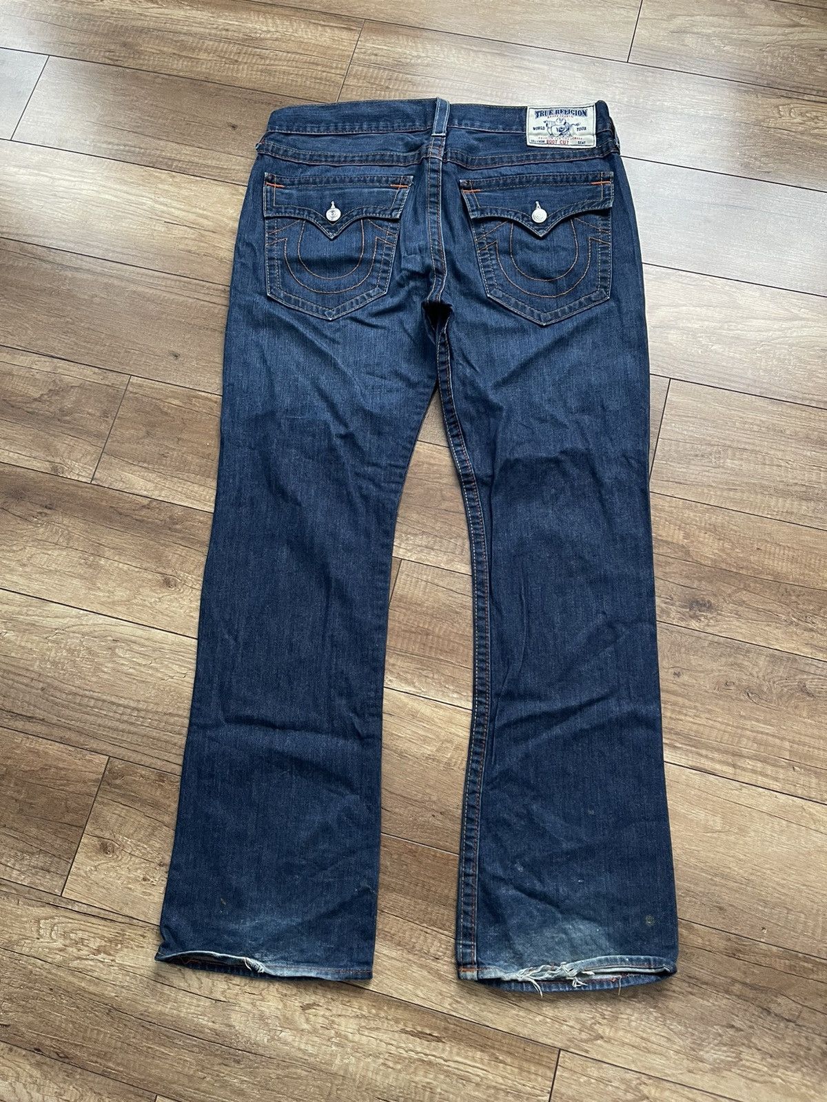 True Religion True Religion Vintage Distressed Denim Jeans 90s USA Size US 36 / EU 52 - 1 Thumbnail