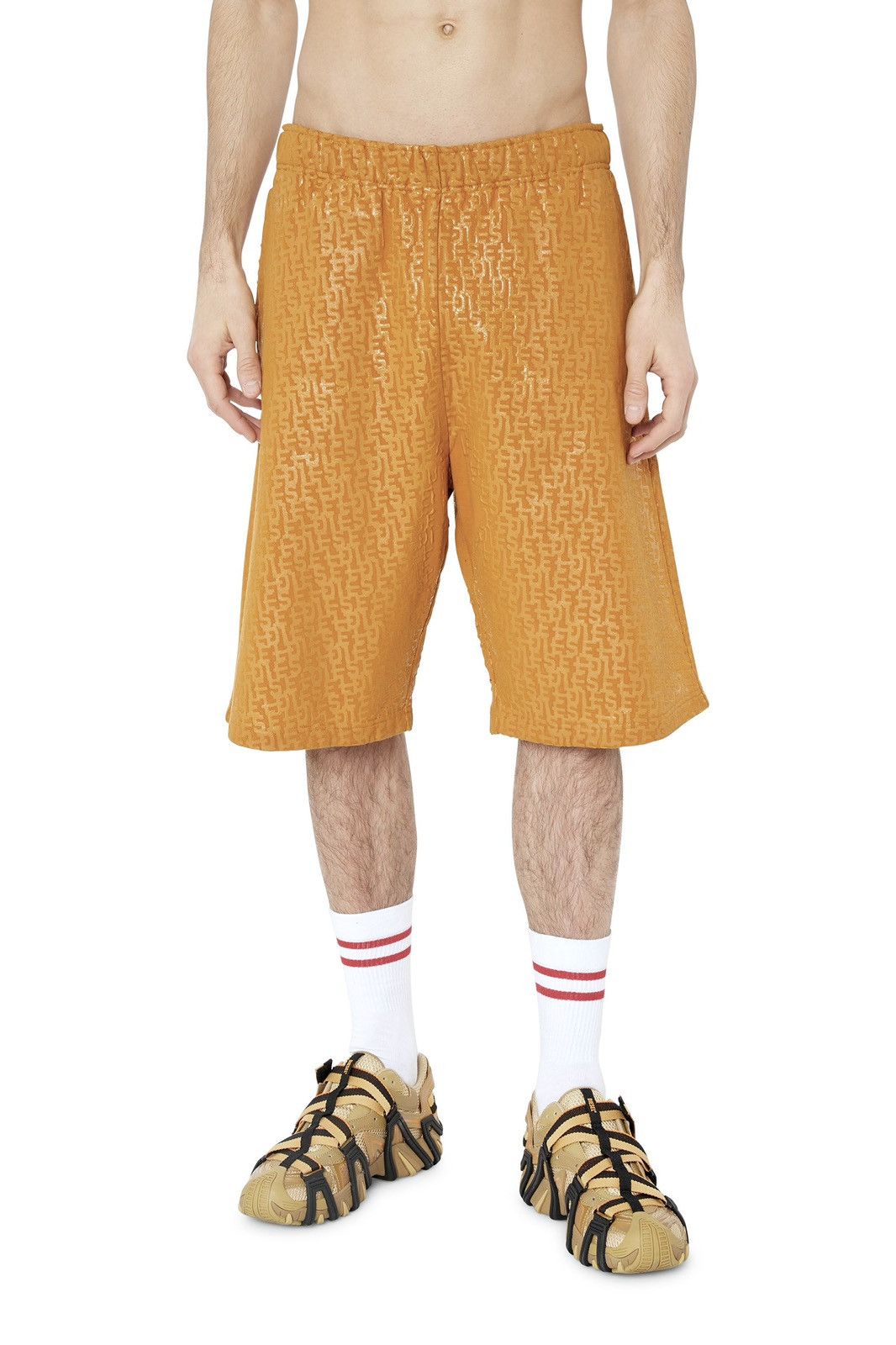 Diesel Diesel P-Marshy-Mono Shorts Monogram Embossed NWT $225 Size US 32 / EU 48 - 3 Thumbnail