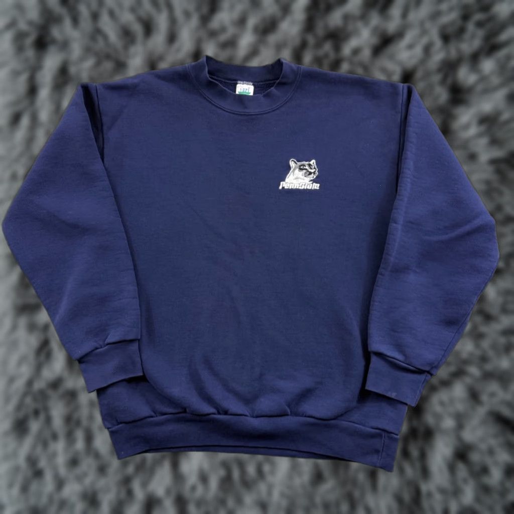 Penn VINTAGE Penn State Nittany Lions Sweatshirt Men’s XL Blue 90s Football Sport USA Size US XL / EU 56 / 4 - 1 Thumbnail