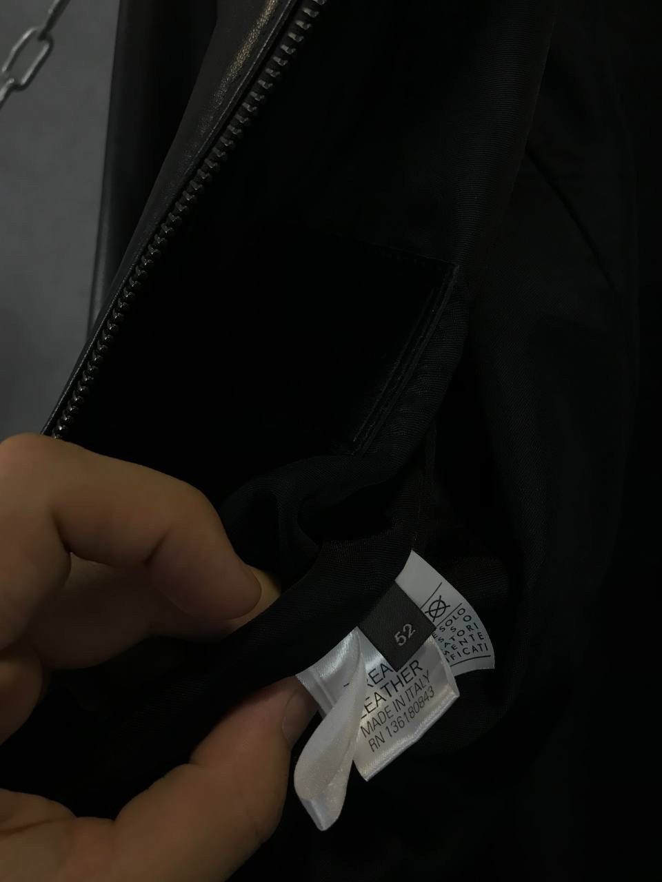 Leather × Salvatore Ferragamo Salvatore Ferragamo luxury leather jacket Size US L / EU 52-54 / 3 - 5 Thumbnail