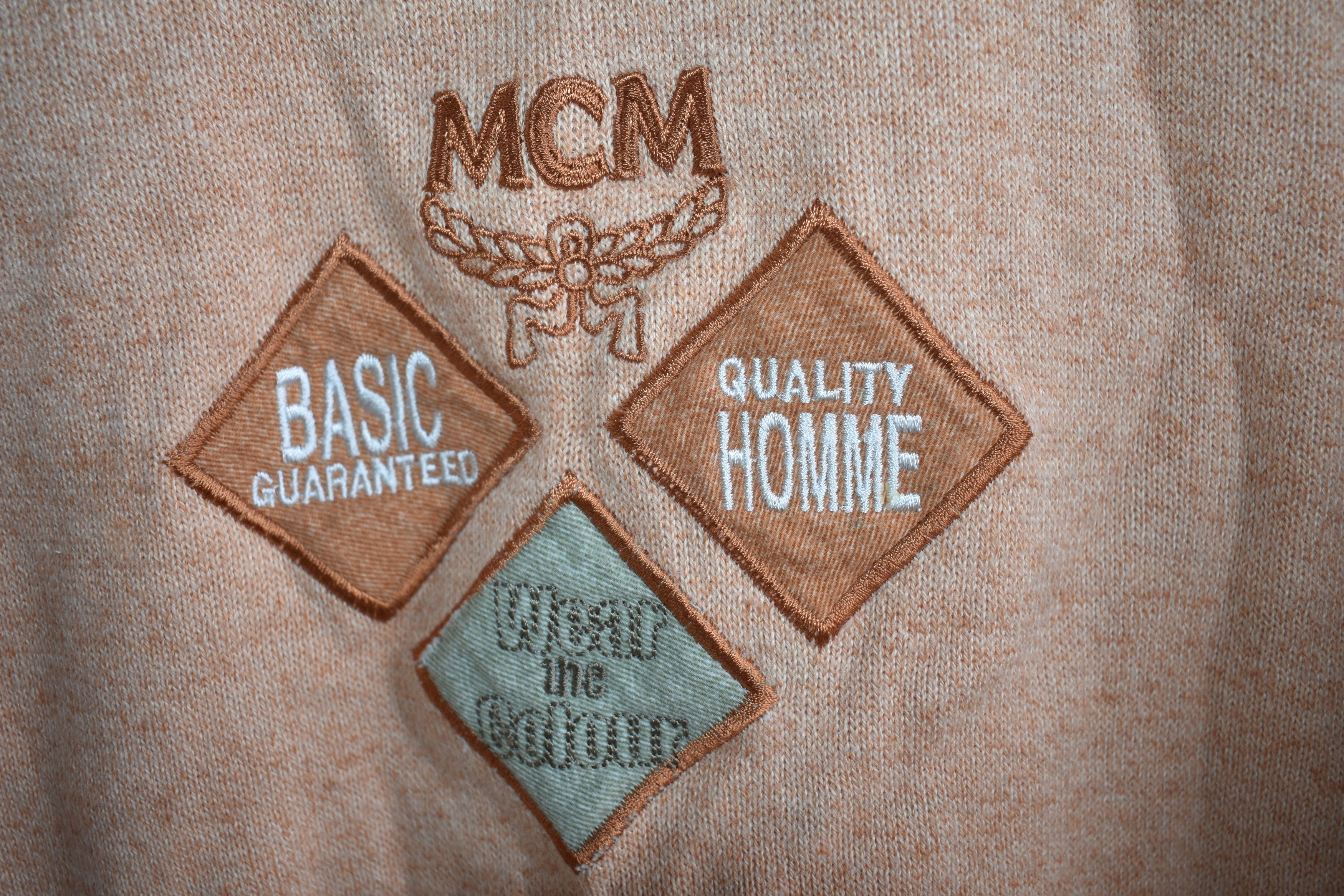 MCM × Vintage Vintage Modern Creation Munich MCM Embroidery Sweatshirt M Size US M / EU 48-50 / 2 - 3 Thumbnail