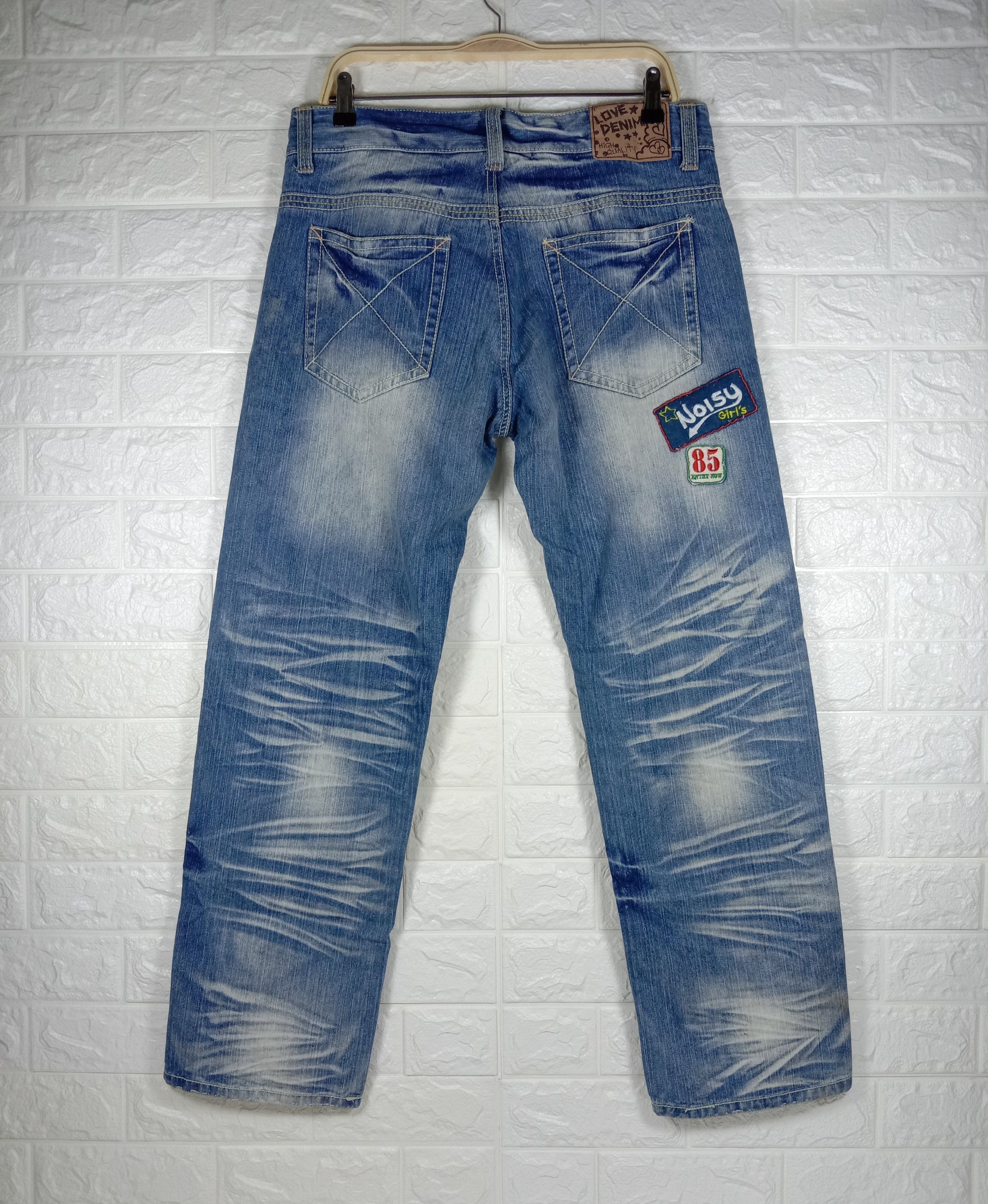 Japanese Brand Vintage Love Denim Patchwork Distressed Design Jeans Size US 34 / EU 50 - 5 Thumbnail