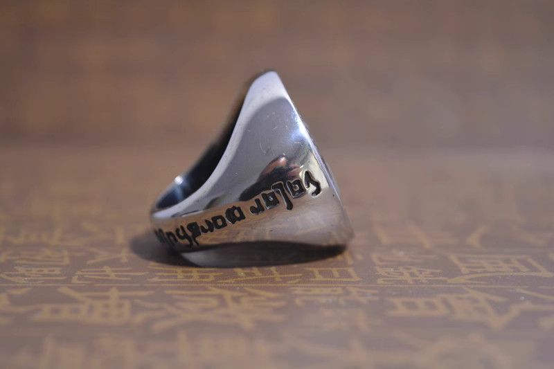 Jewelry Crazy Jewelry Rings Open Size Chrome Ring (Size 7-13) Size ONE SIZE - 4 Thumbnail