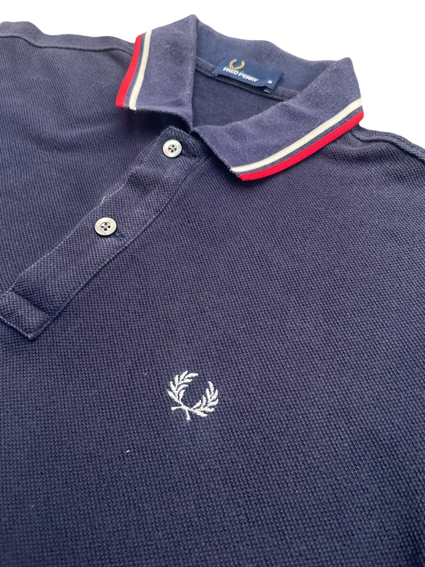 Fred Perry Vintage Fred Perry Twin Trapped Polo Size US M / EU 48-50 / 2 - 2 Thumbnail