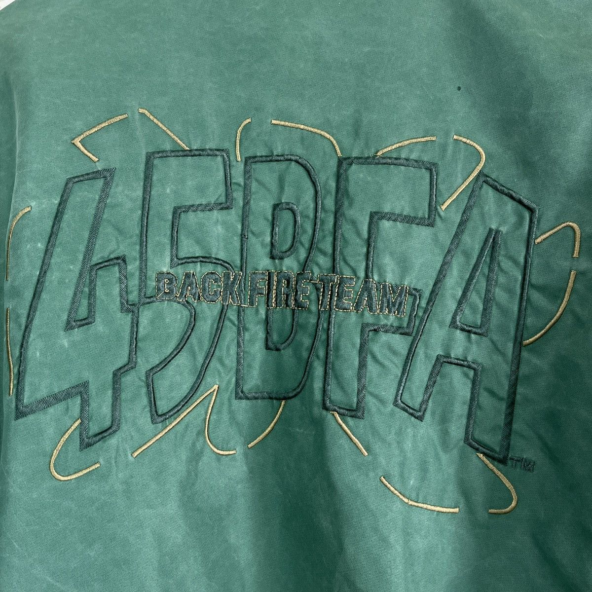 45rpm × Vintage Vintage 45RPM BFA Back Fire Bomber Jacket Size US L / EU 52-54 / 3 - 16 Thumbnail