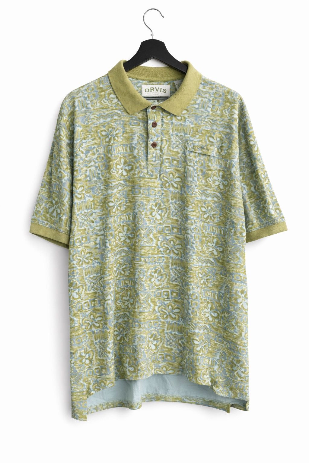 Orvis Vintage Orvis Pattern Polo Shirt Made in Macau Size US L / EU 52-54 / 3 - 1 Thumbnail