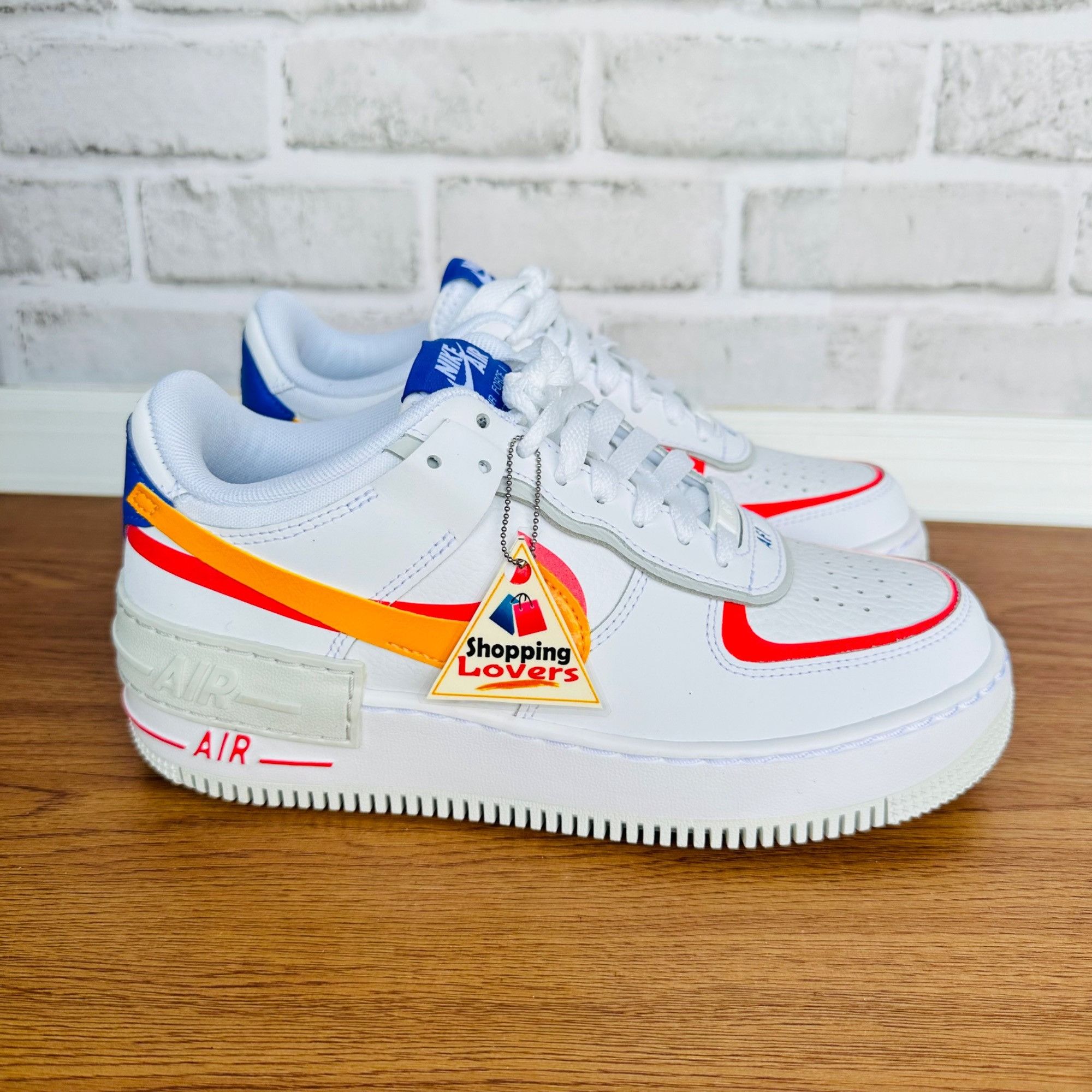Nike ⭐Nike Air Force 1 Shadow 8.5 Womens Retro Shoes Sneakers Whi Size US 8.5 / IT 38.5 - 11 Thumbnail