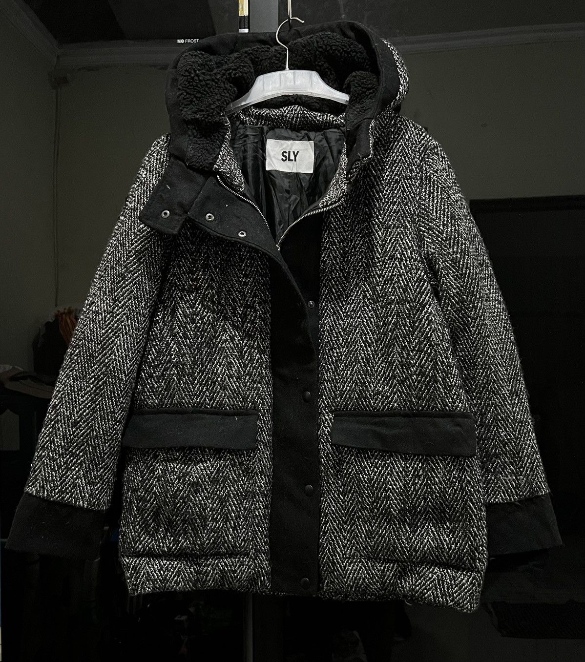 If Six Was Nine × Japanese Brand × Le Grande Bleu (L.G.B.) SLY Wool Knit Switch Down Coat Size M / US 6-8 / IT 42-44 - 2 Thumbnail