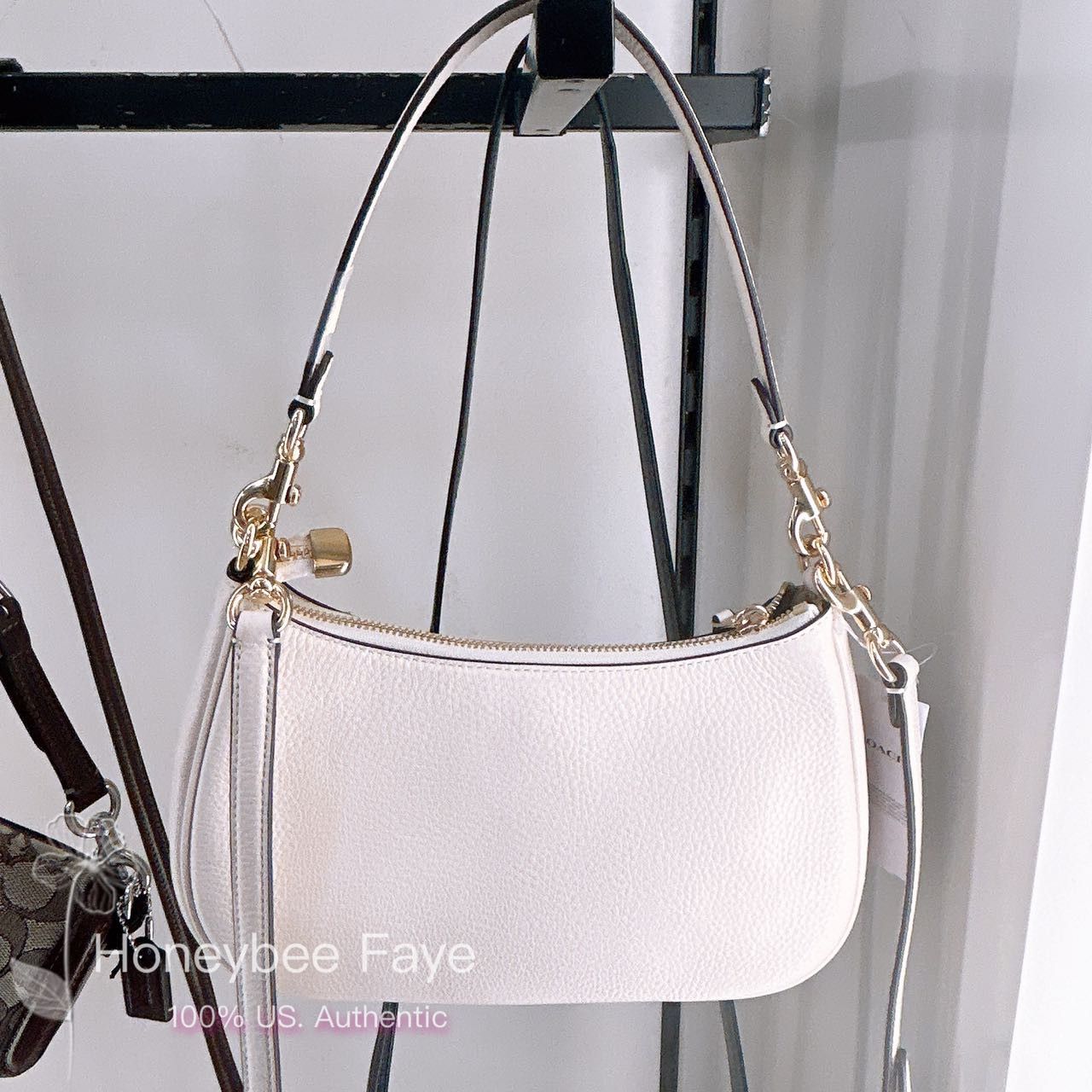 Coach Observed By Us Teri Shoulder Bag In Leather With Print CU388 Size ONE SIZE - 5 Thumbnail
