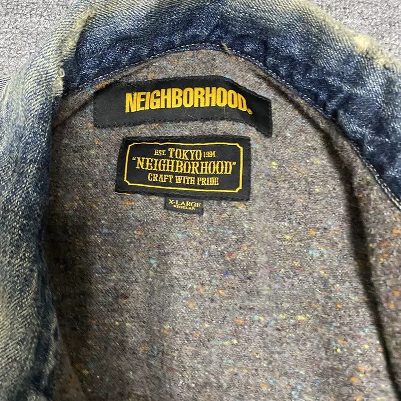 Neighborhood Neighborhood Autumn/Winter 19 Fleece Denim Jacket Size US XL / EU 56 / 4 - 4 Thumbnail