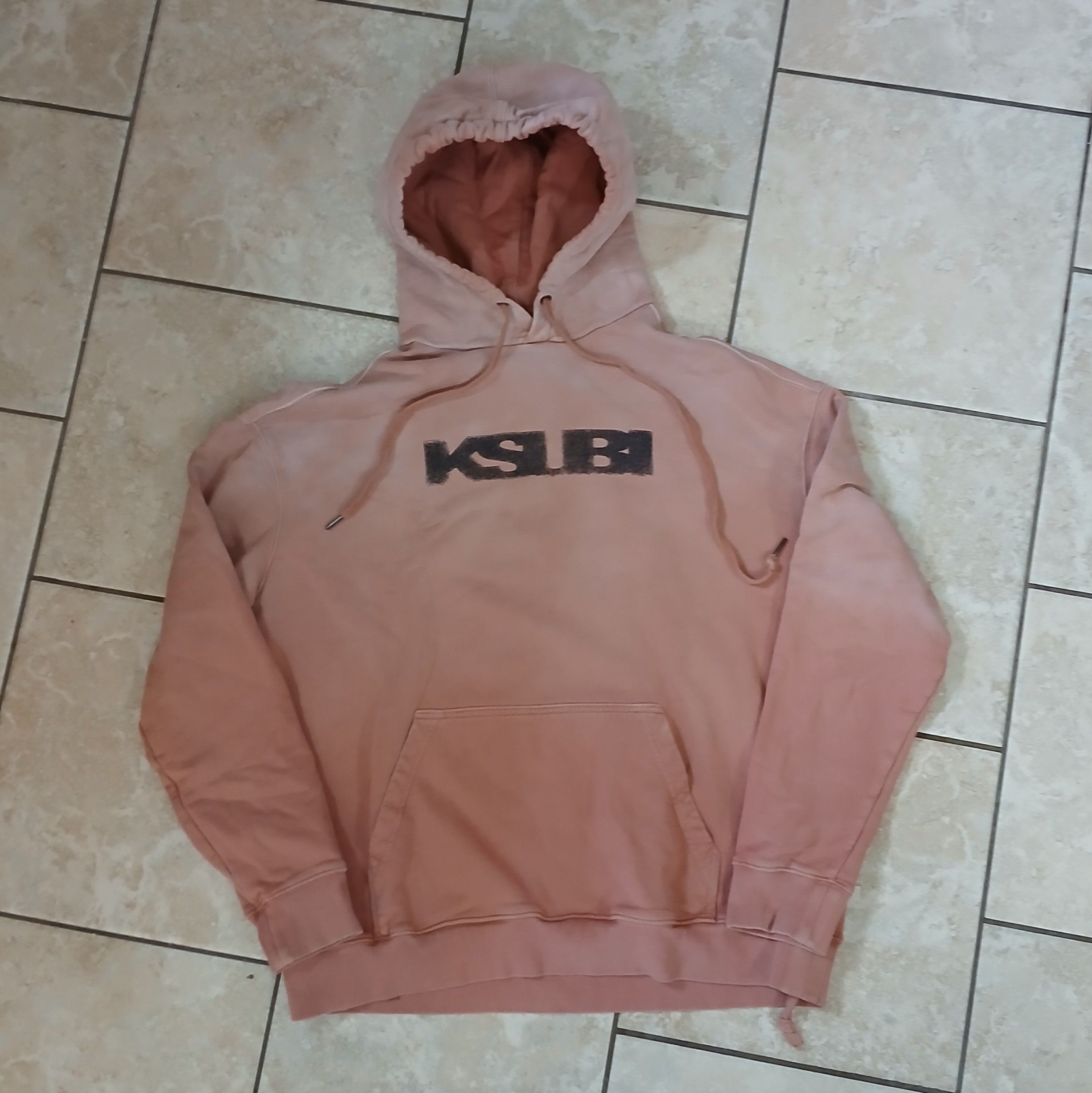 Ksubi L - Ksubi Pink Washed Hoodie Size US L / EU 52-54 / 3 - 1 Thumbnail