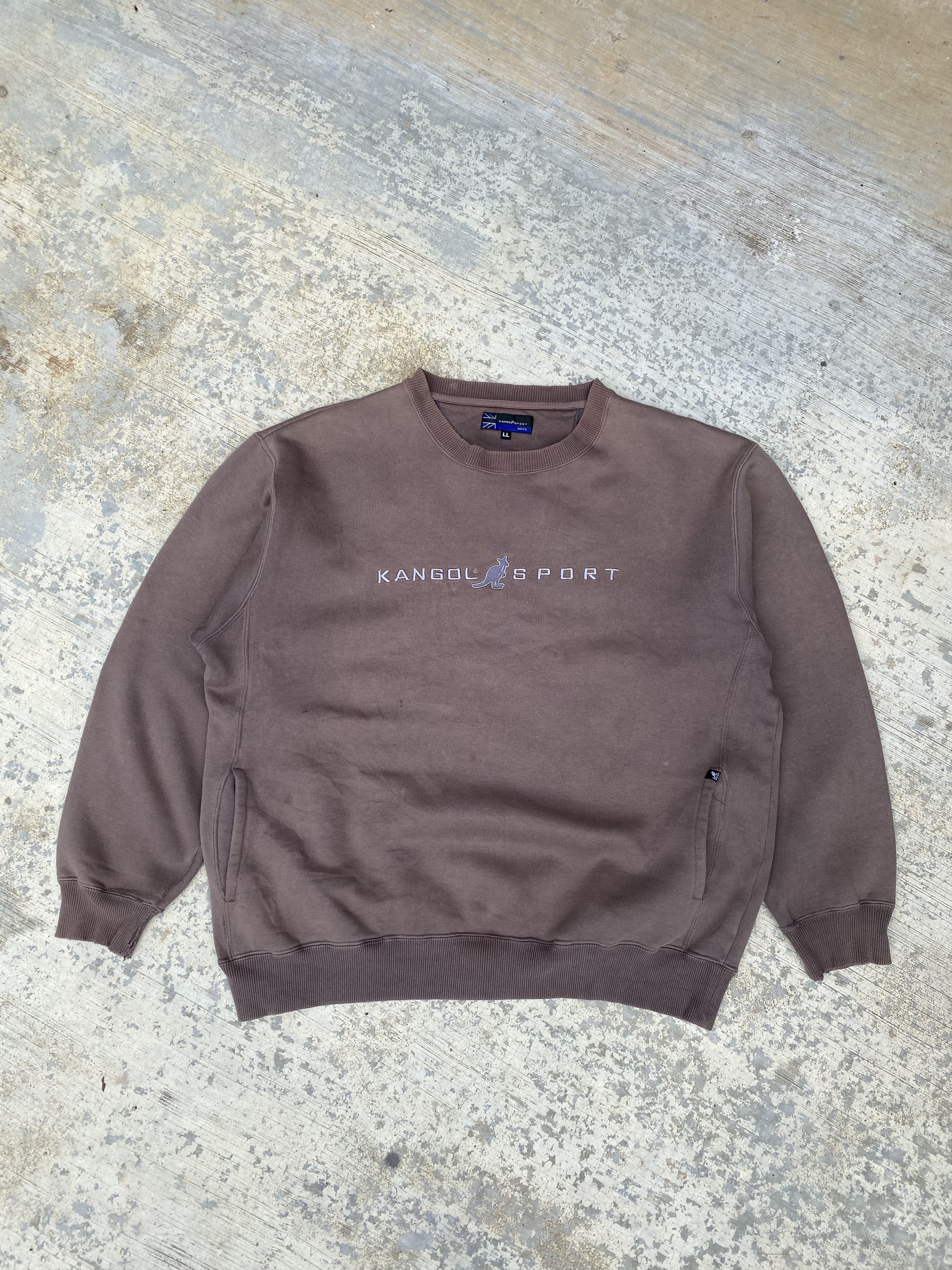 Kangol Distressed Kangol sport woven spelllover baggy sweatshirt Size US L / EU 52-54 / 3 - 1 Thumbnail
