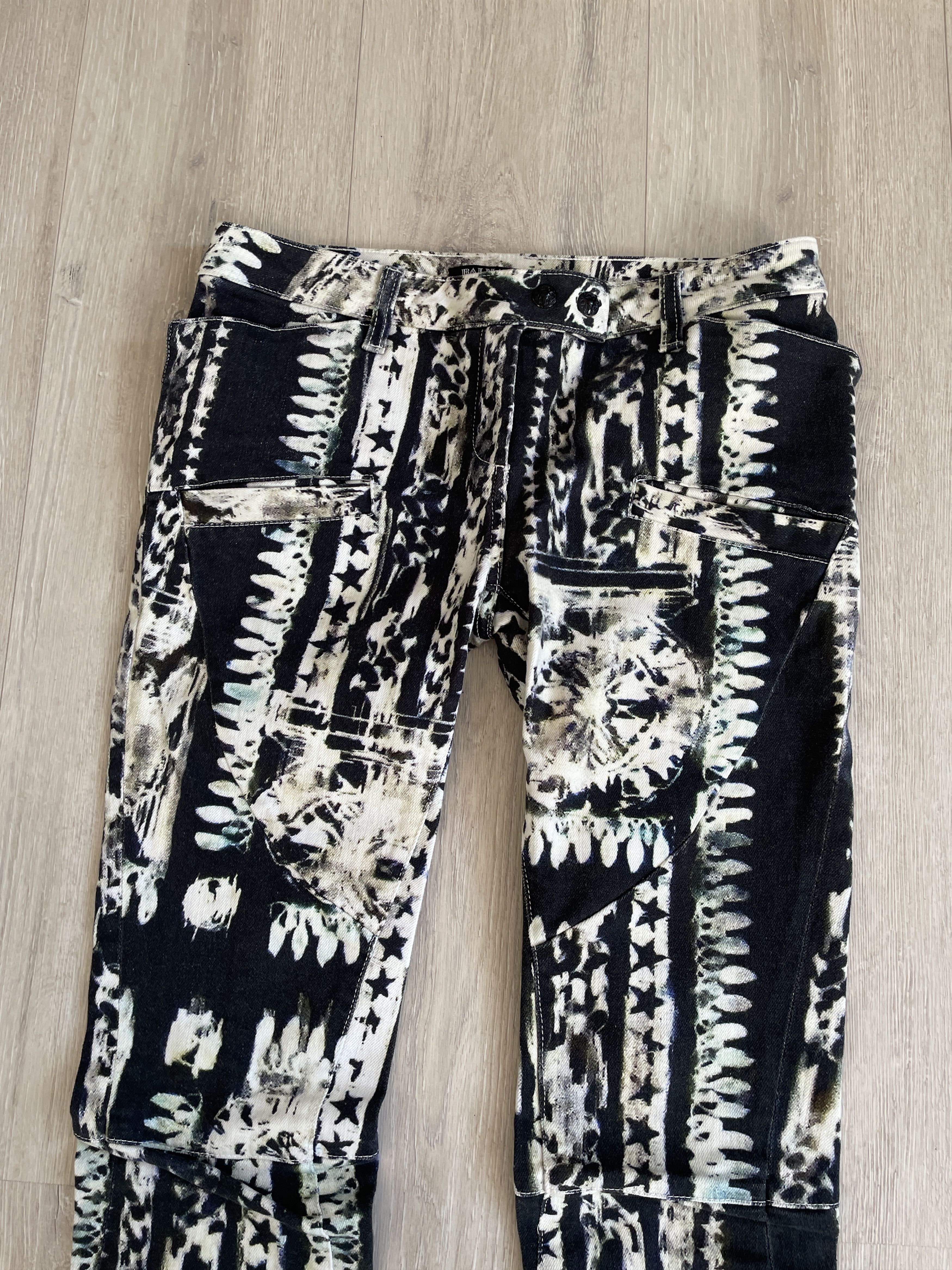 Balmain Balmain SS12 biker jeans by Oliver Rousteing Size 28" / US 6 / IT 42 - 4 Thumbnail
