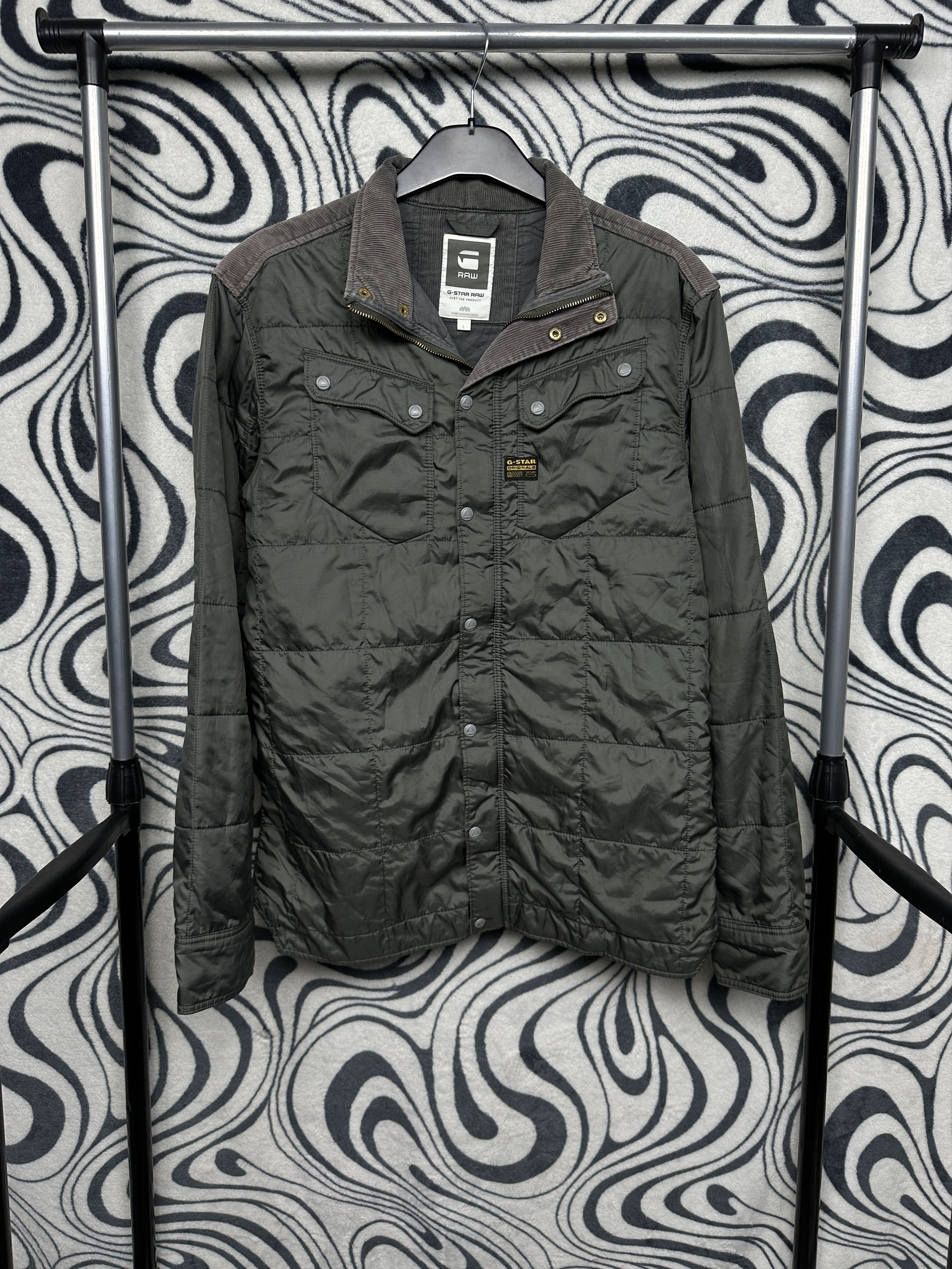 G-Star G Star Raw Mens 5620 Ski Quilted Overshirt Biker Jacket Y2K Size US L / EU 52-54 / 3 - 1 Thumbnail