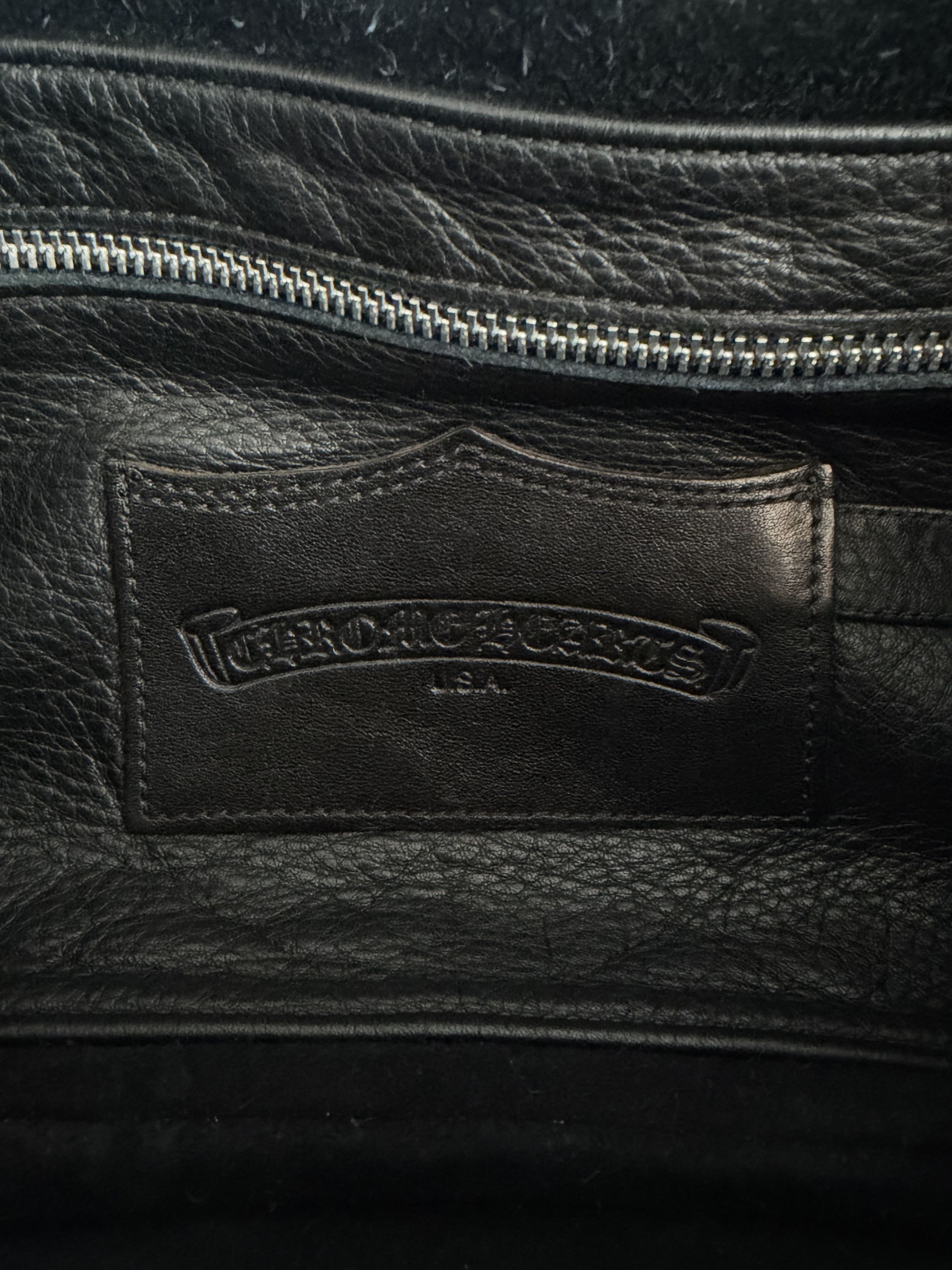 Chrome Hearts Chrome Hearts Black & Silver Dagger Gunslinger Messenger Bag Size ONE SIZE - 5 Thumbnail