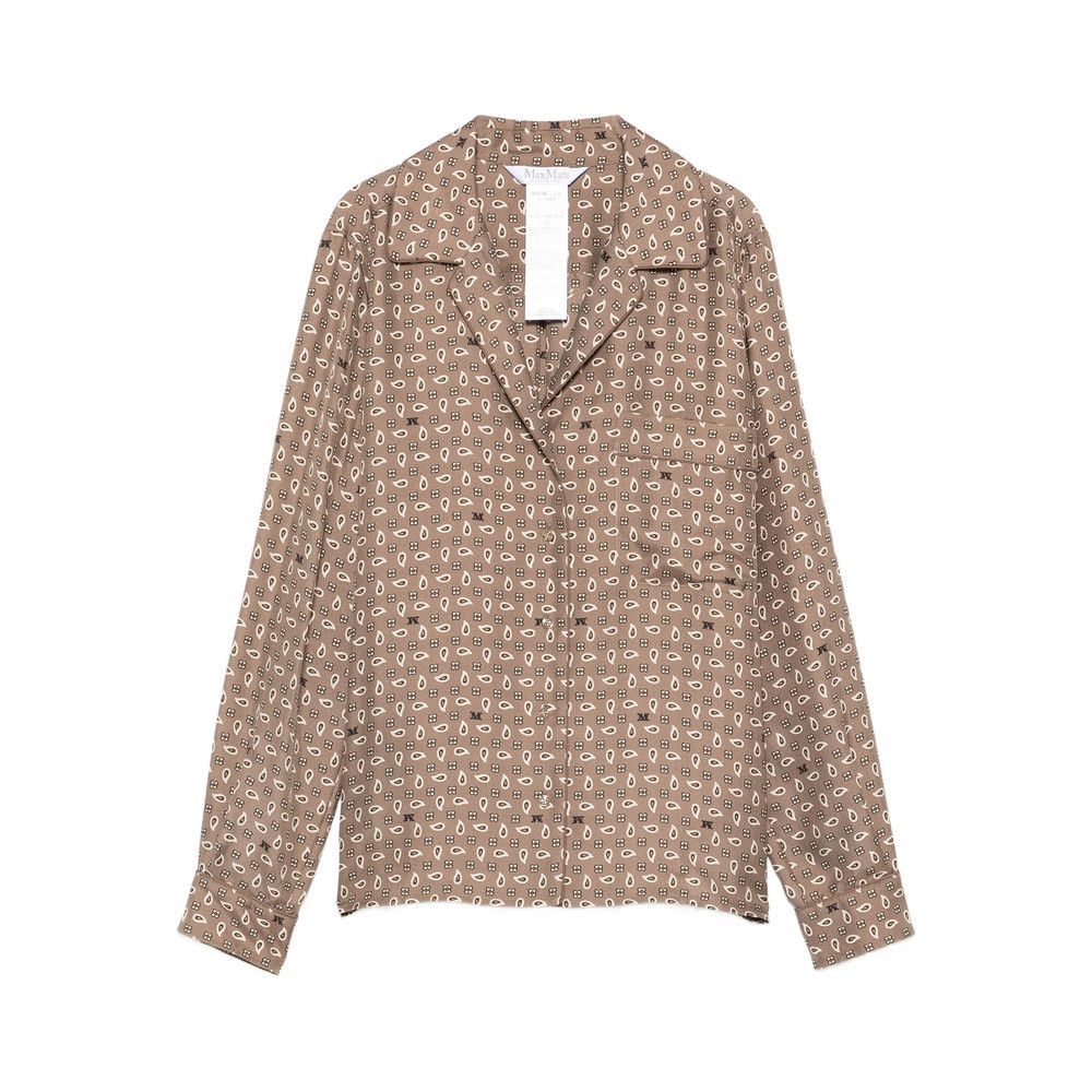 Max Mara Max Mara BROWN Tops - Shirts Size S / US 4 / IT 40 - 1 Thumbnail