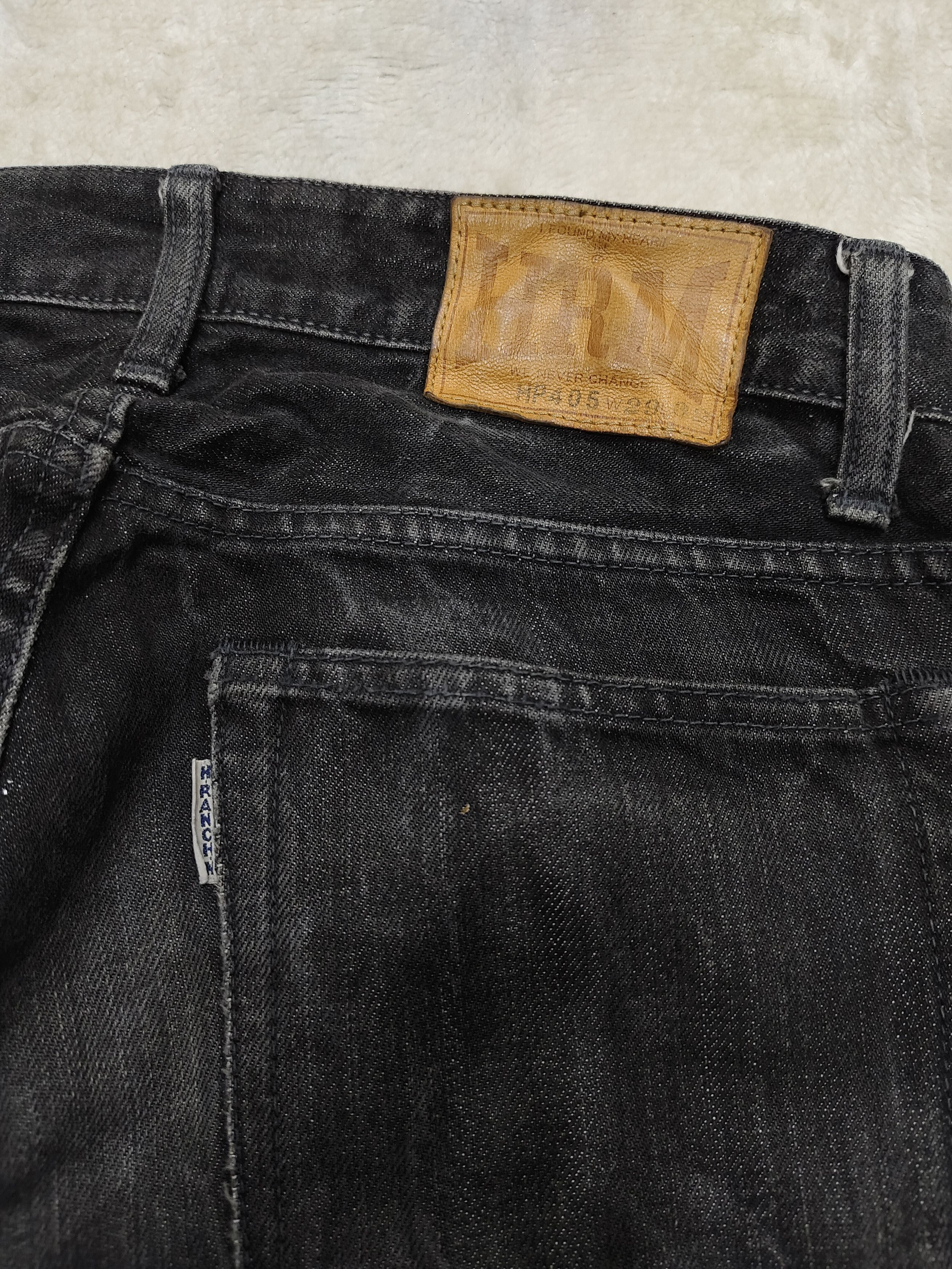 HOLLYWOOD RANCH MARKET HRM 🇯🇵 Natural Faded Wash Americana Straight Jeans Size US 29 - 6 Thumbnail