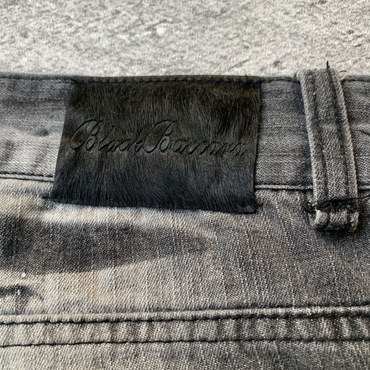 If Six Was Nine Black Baccara Multizipper Distressed bondage Flare Jeans Size US 30 / EU 46 - 12 Thumbnail