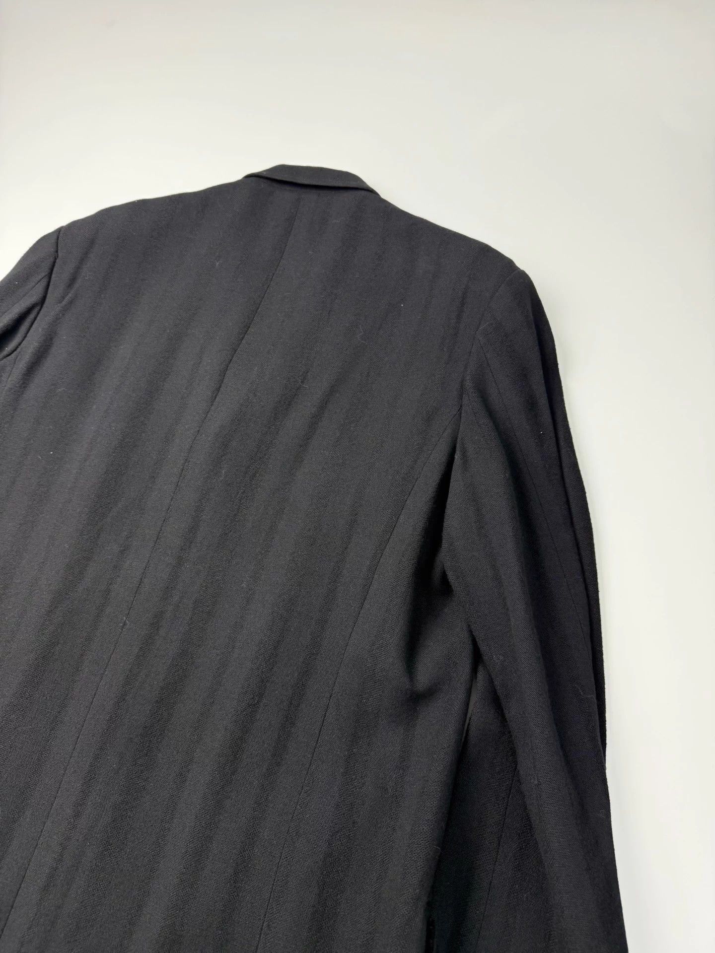 Yohji Yamamoto Yohji Yamamoto Y's for Men 90s Black Stripe Blazer M Japan Size 42L - 6 Thumbnail