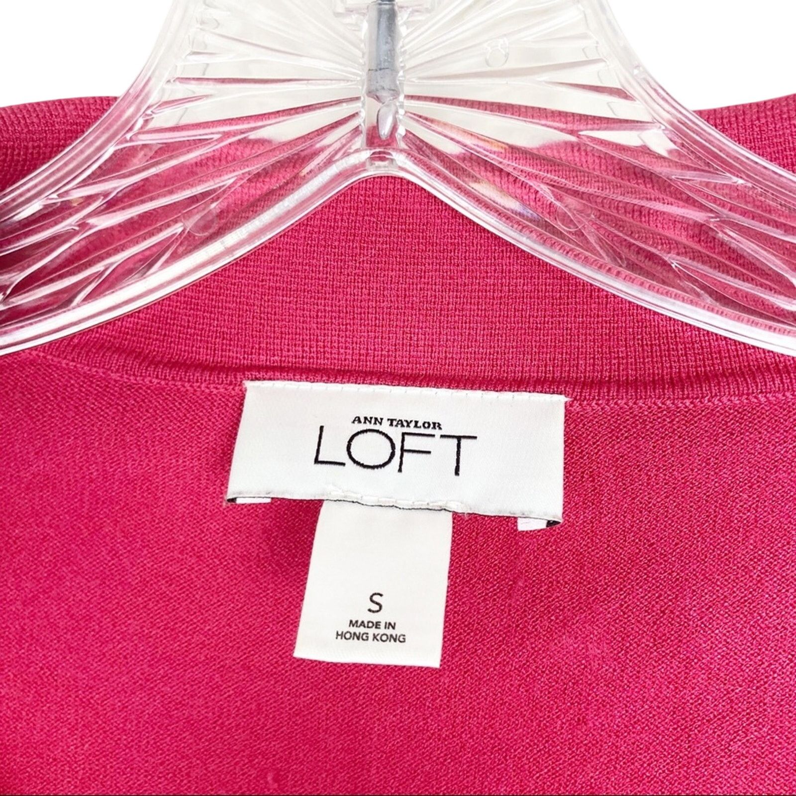 Loft Ann Taylor Loft Pink Popover Top Sz S Size S / US 4 / IT 40 - 3 Thumbnail