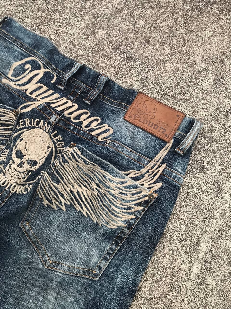 Tornado Mart Tamashi Cloud 72 Skullwings Undercover embroidered distress Size US 30 / EU 46 - 7 Thumbnail