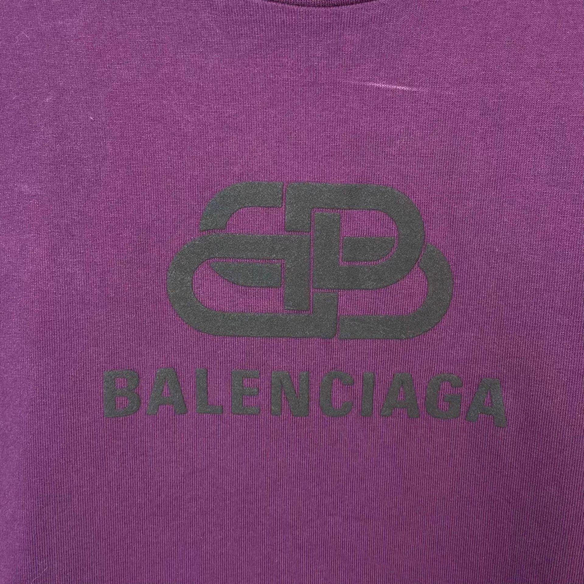Balenciaga Balenciaga short-sleeve T-shirt S purple Size S / US 4 / IT 40 - 7 Thumbnail