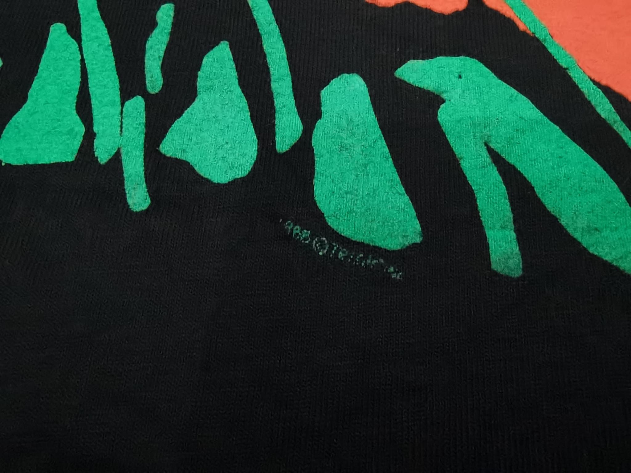 Vintage Vintage 1988 oneita pumpkin tee L 2194 Size US L / EU 52-54 / 3 - 8 Thumbnail