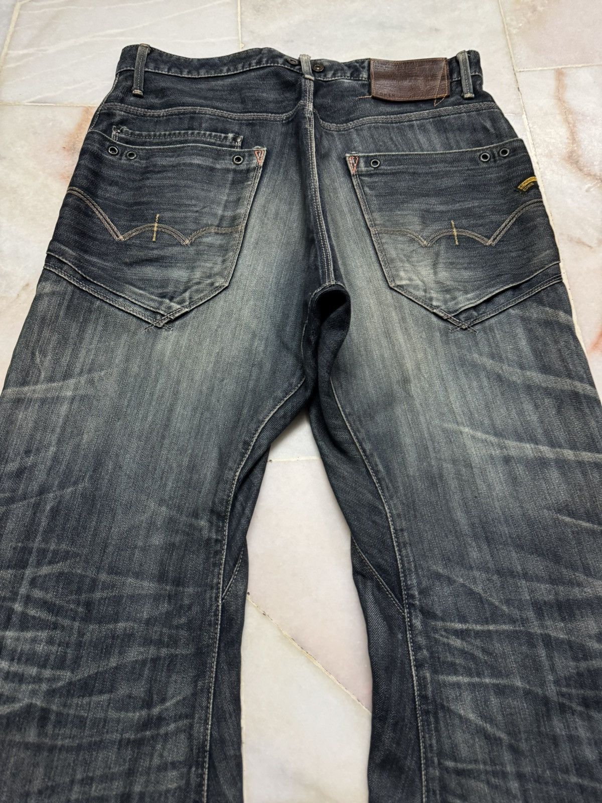 Edwin VTG EDWIN E-FUNCTION RUSTY SICK MUDPUNK WHSIKER DARK JEAN Size US 32 / EU 48 - 16 Thumbnail