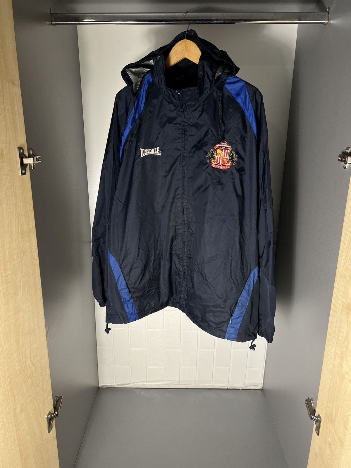 Lonsdale VINTAGE LONSDALE FC SUNDERLAND ENGLAN SOCCER JACKET Y2K 90s Size US XXL / EU 58 / 5 - 8 Thumbnail
