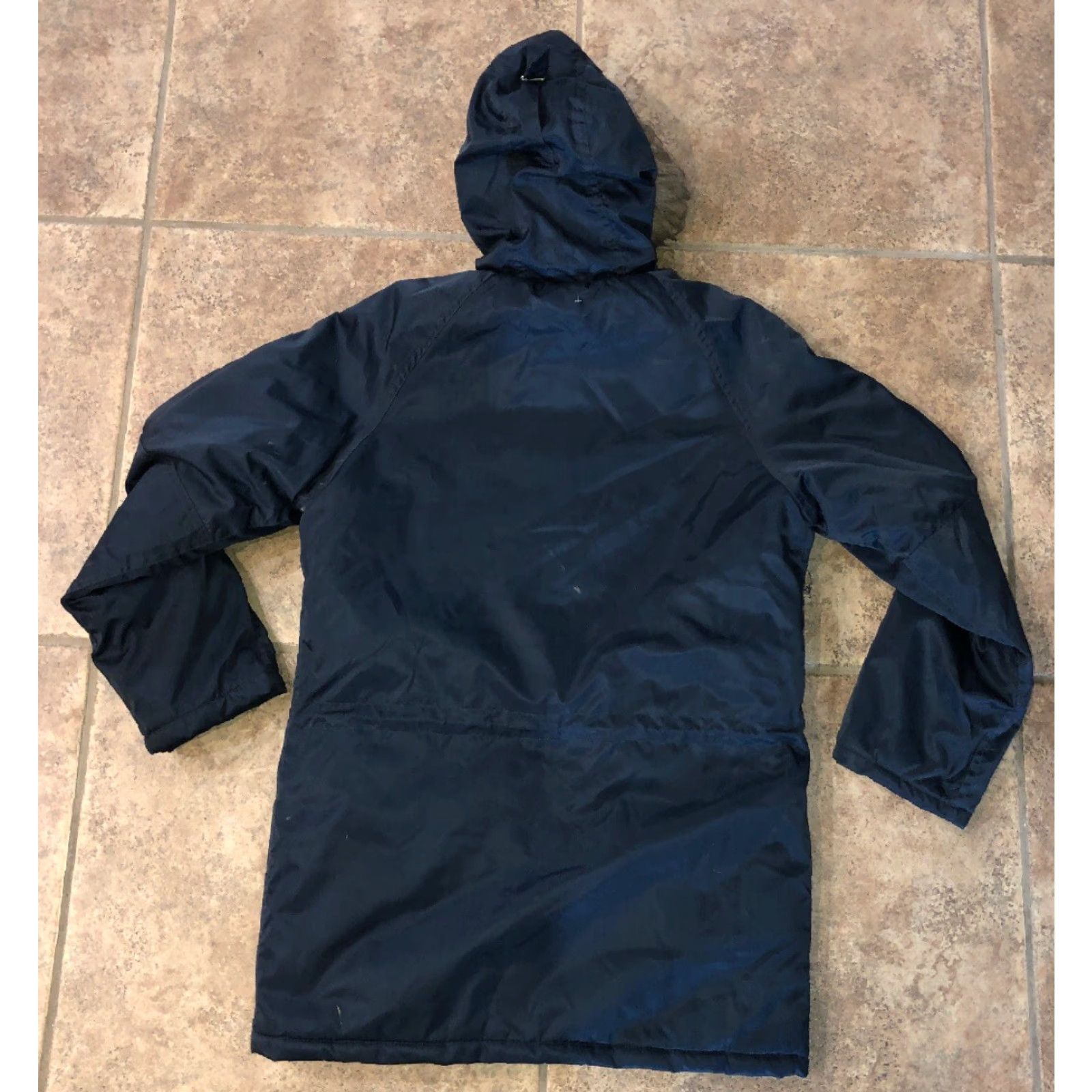 Vintage Blue Quilted Flying Jacket for Men, Full Zip, Size 16, Casual Size US XL / EU 56 / 4 - 4 Thumbnail