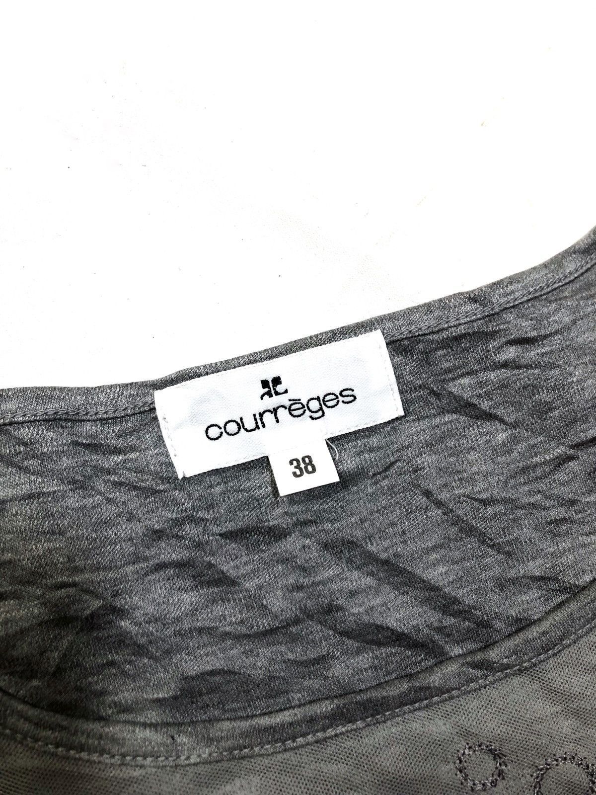 Courreges × Vintage Courreges Vintage Tshirt Size S / US 4 / IT 40 - 4 Thumbnail
