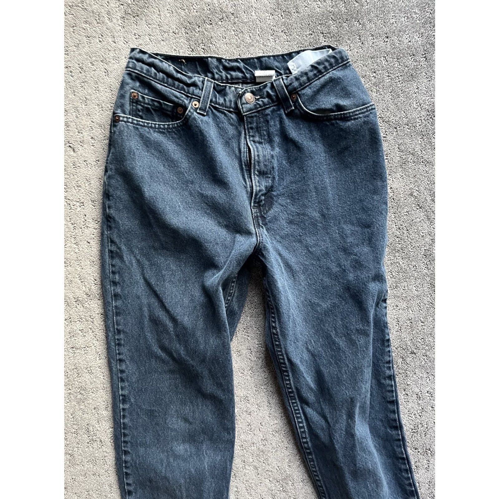 Levi's VINTAGE Levi's 512 Mom Jeans Slim Fit Tapered Leg Women Size 11 Blue Denim 90s Classic Size 32" / US 10 / IT 46 - 4 Thumbnail