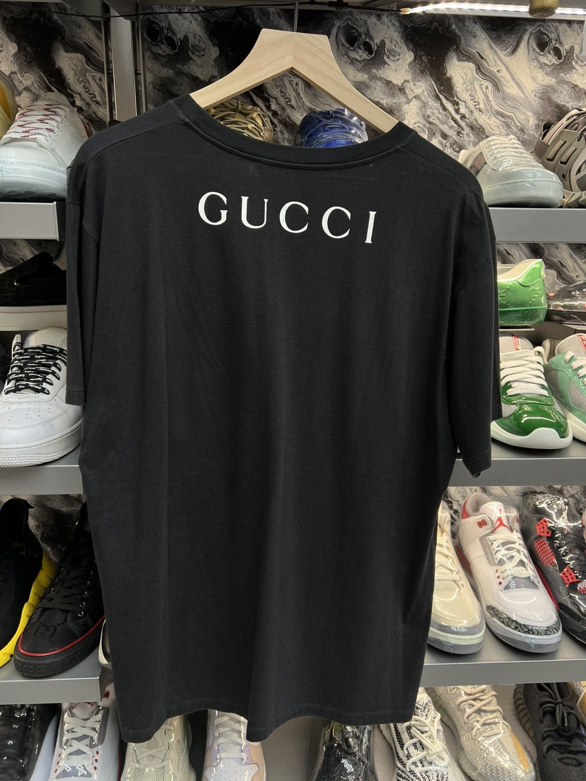 Gucci Gucci Metal Black Tee Size US XL / EU 56 / 4 - 2 Thumbnail